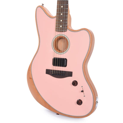 Fender Acoustasonic Player Jazzmaster Shell Pink Acoustic Guitars / Built-in Electronics