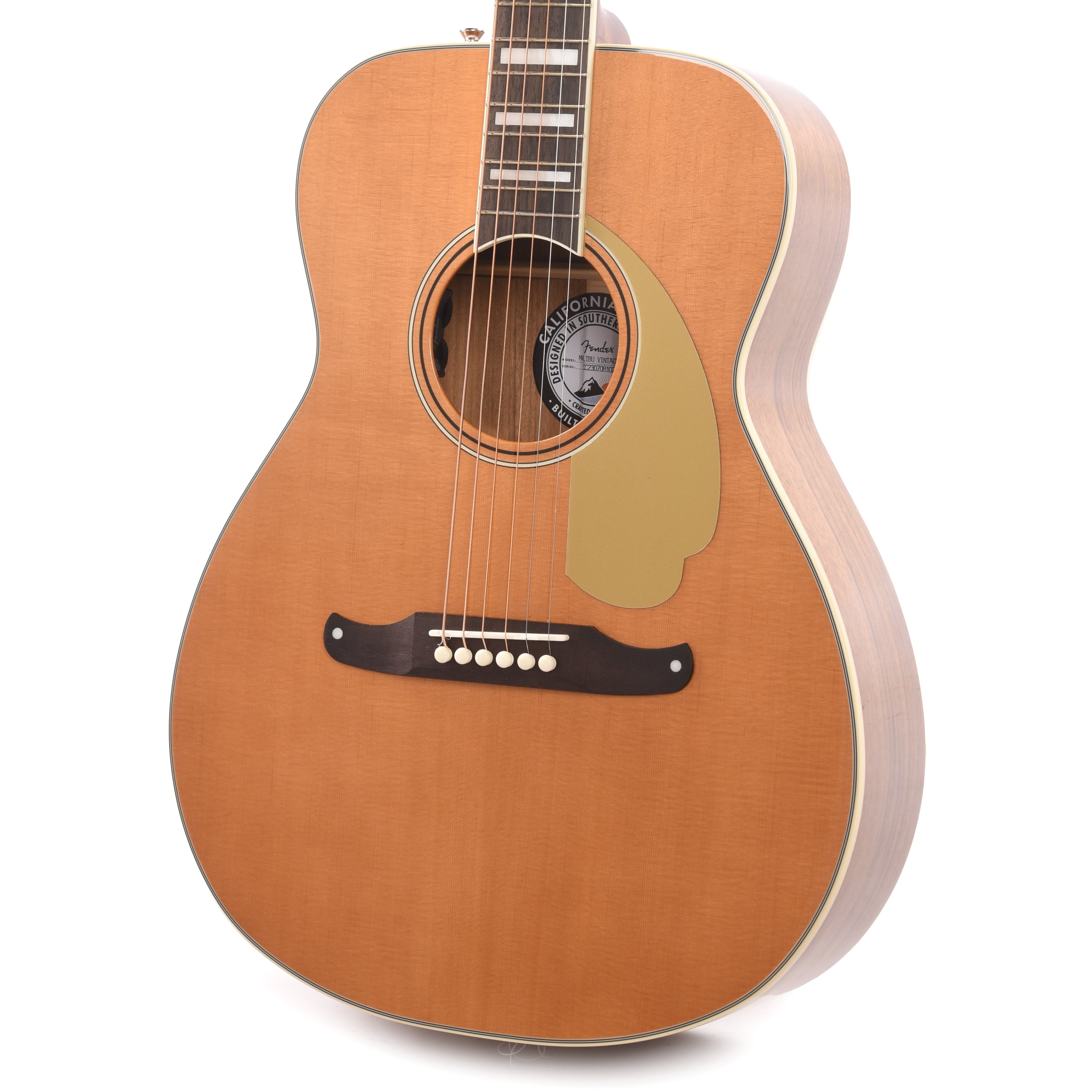 Fender Malibu Vintage Aged Natural Acoustic Guitars / Concert