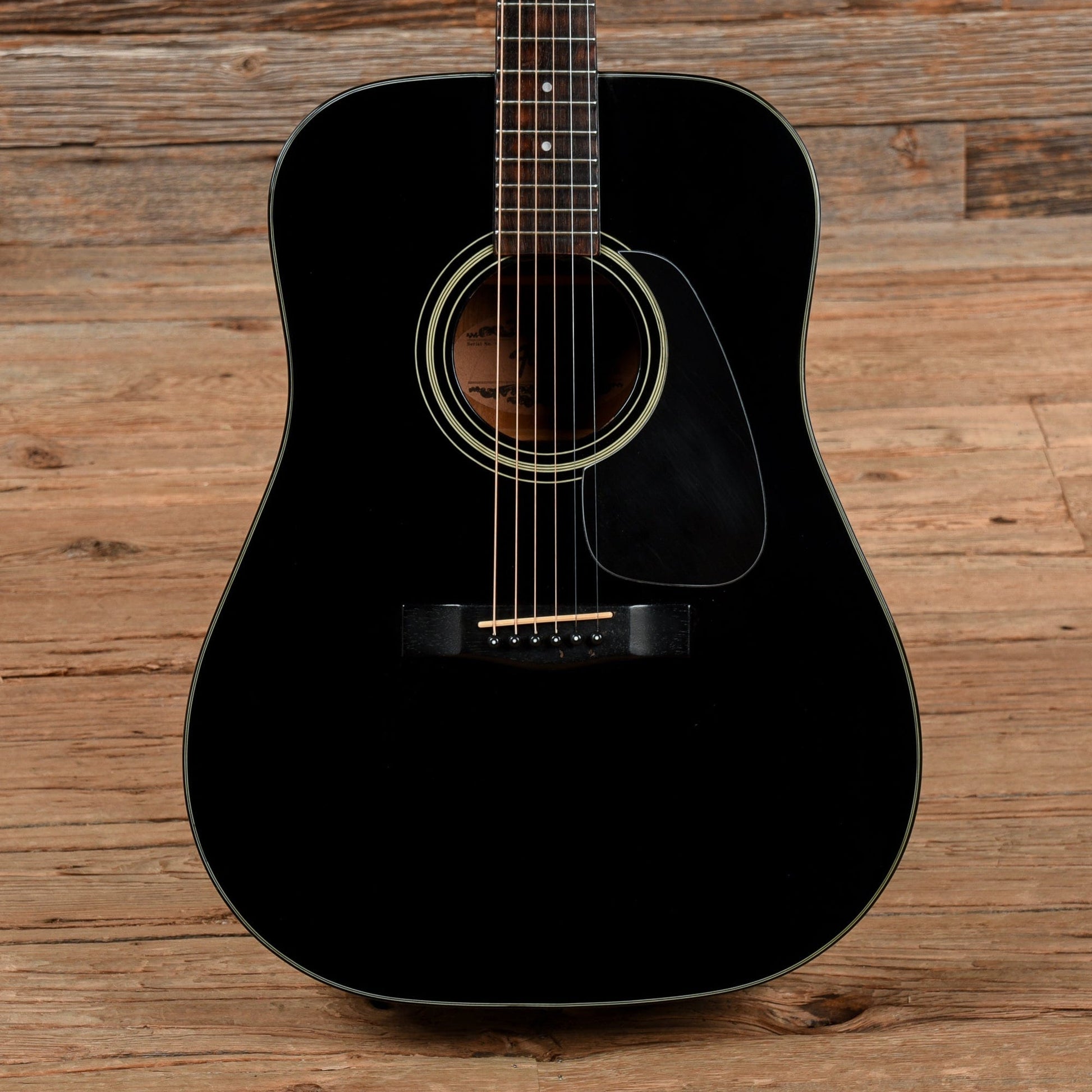 Fender Gemini III Black Acoustic Guitars / Dreadnought