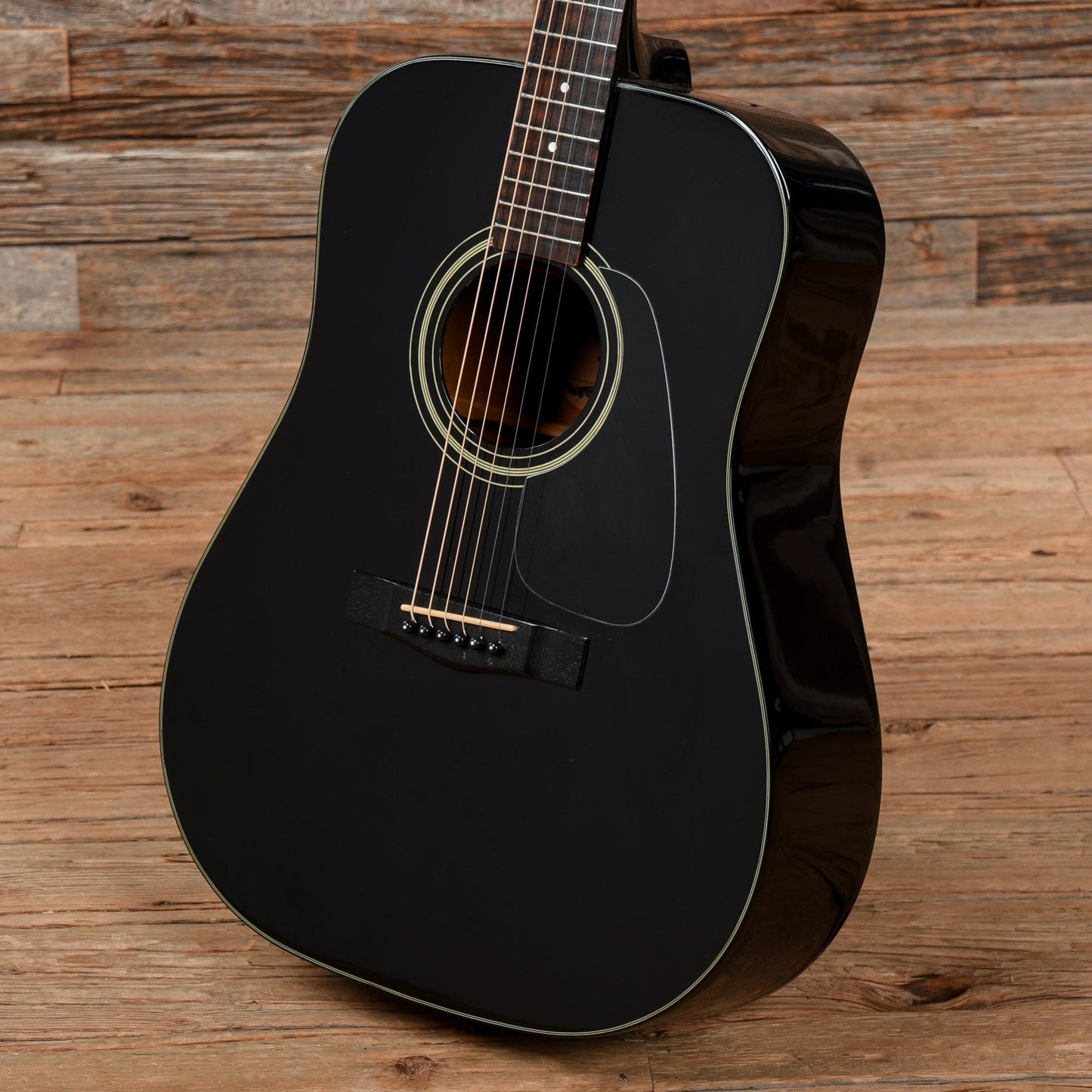 Fender Gemini III Black Acoustic Guitars / Dreadnought