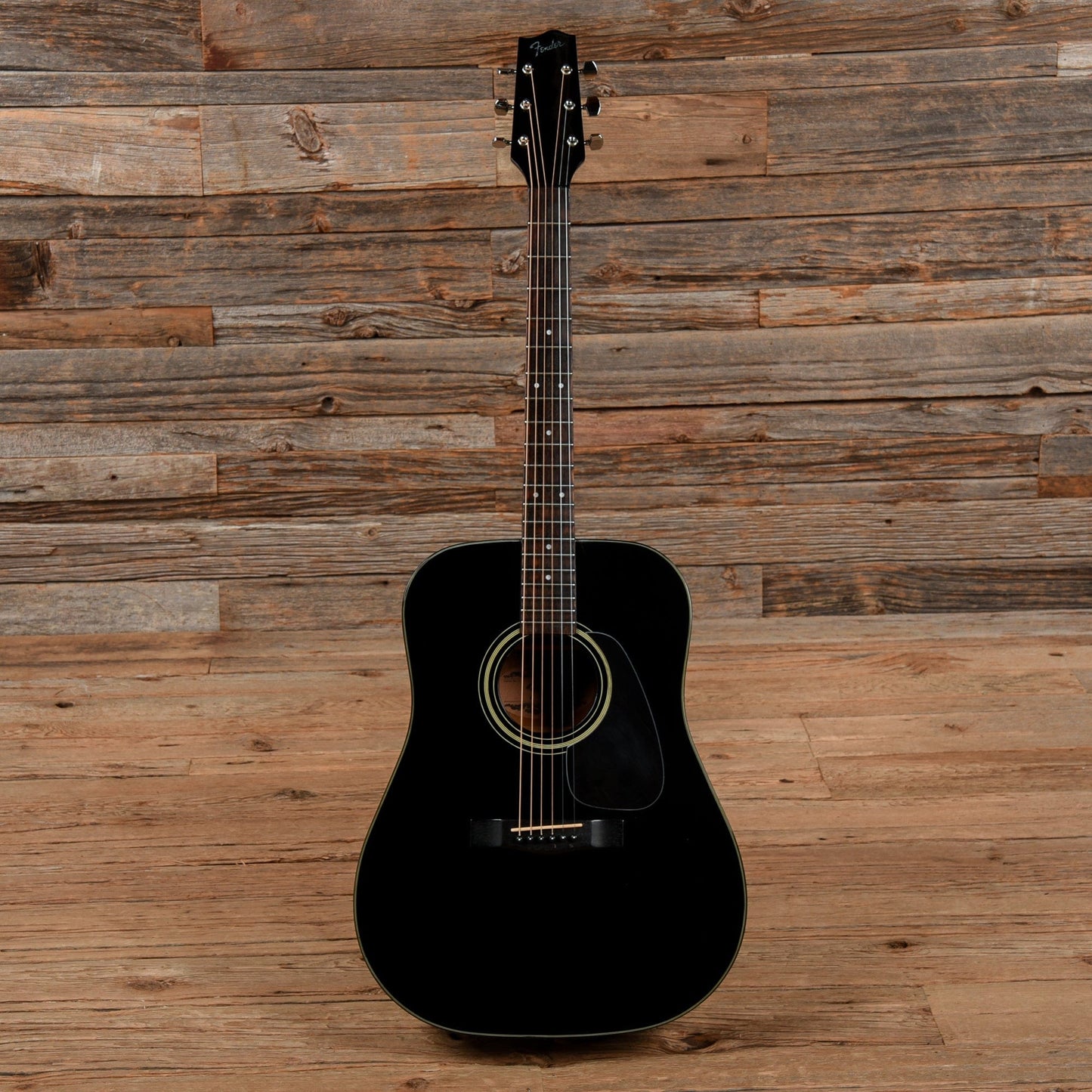 Fender Gemini III Black Acoustic Guitars / Dreadnought