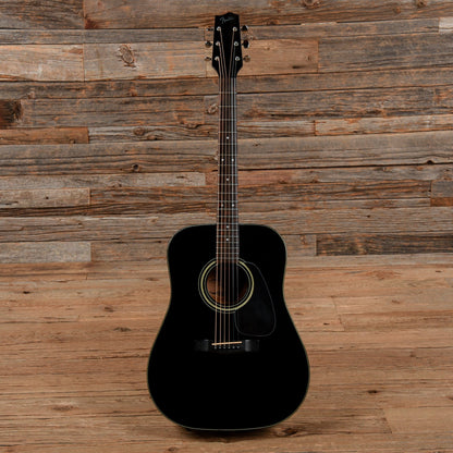 Fender Gemini III Black Acoustic Guitars / Dreadnought