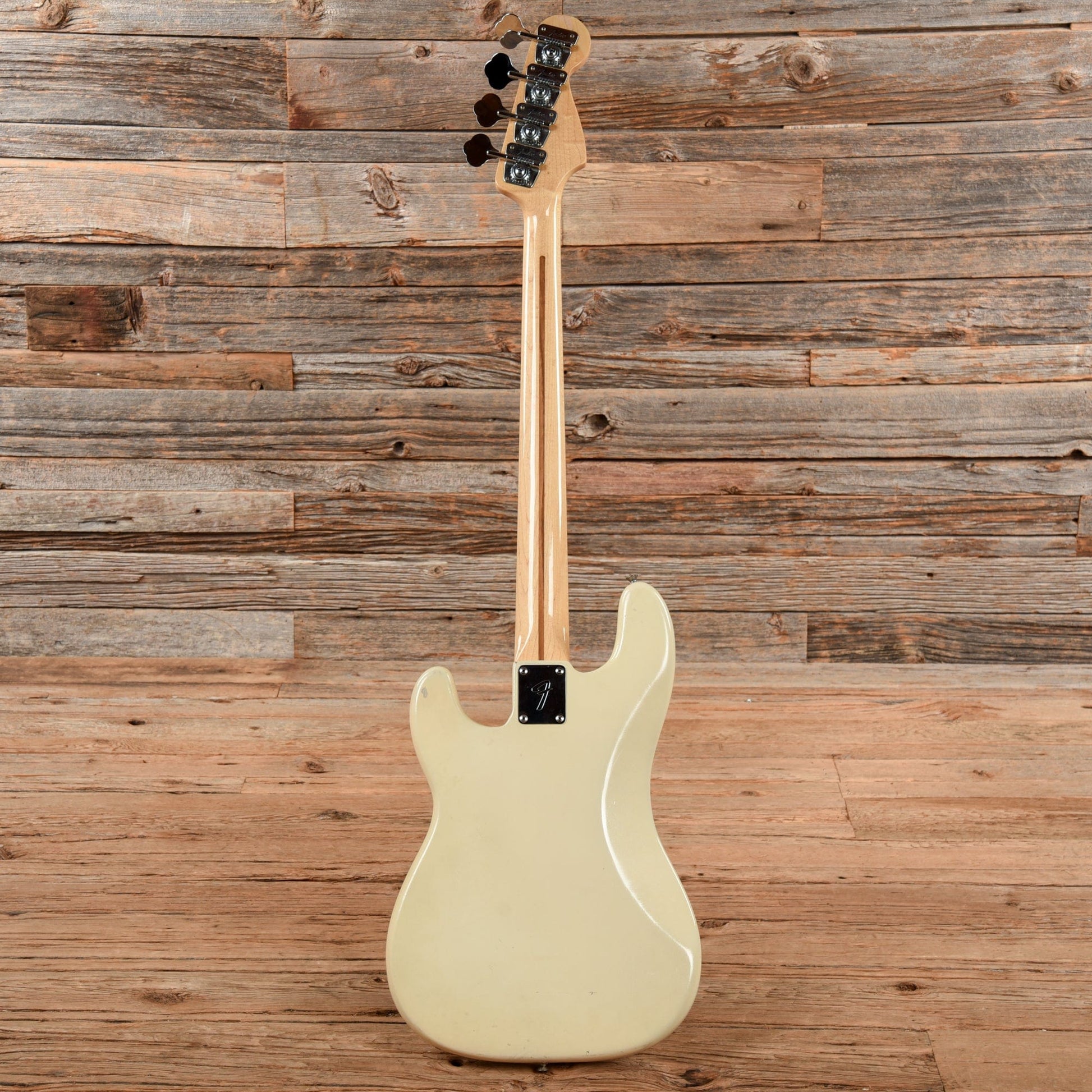 Fender 1978 Left-Handed Precision Bass Neck w/'60s Fender Body White Refin Bass Guitars / 4-String