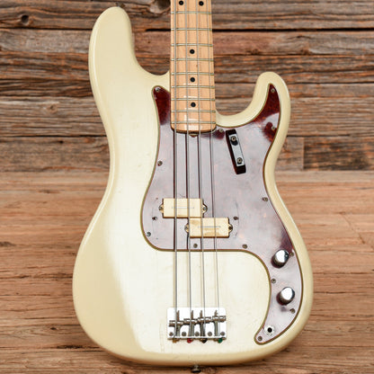 Fender 1978 Left-Handed Precision Bass Neck w/'60s Fender Body White Refin Bass Guitars / 4-String