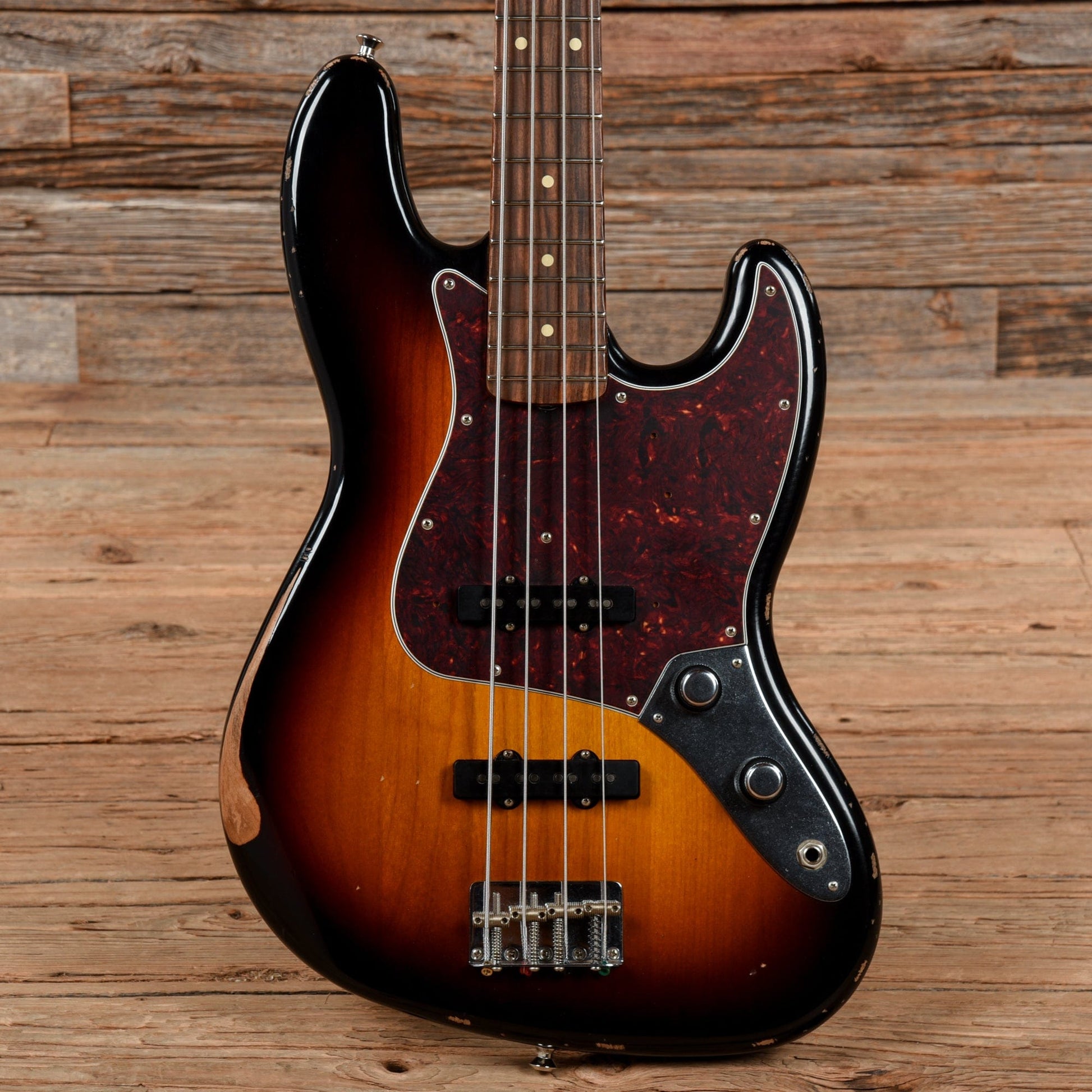 Fender 60th Anniversary Road Worn Jazz Bass Sunburst 2020 Bass Guitars / 4-String