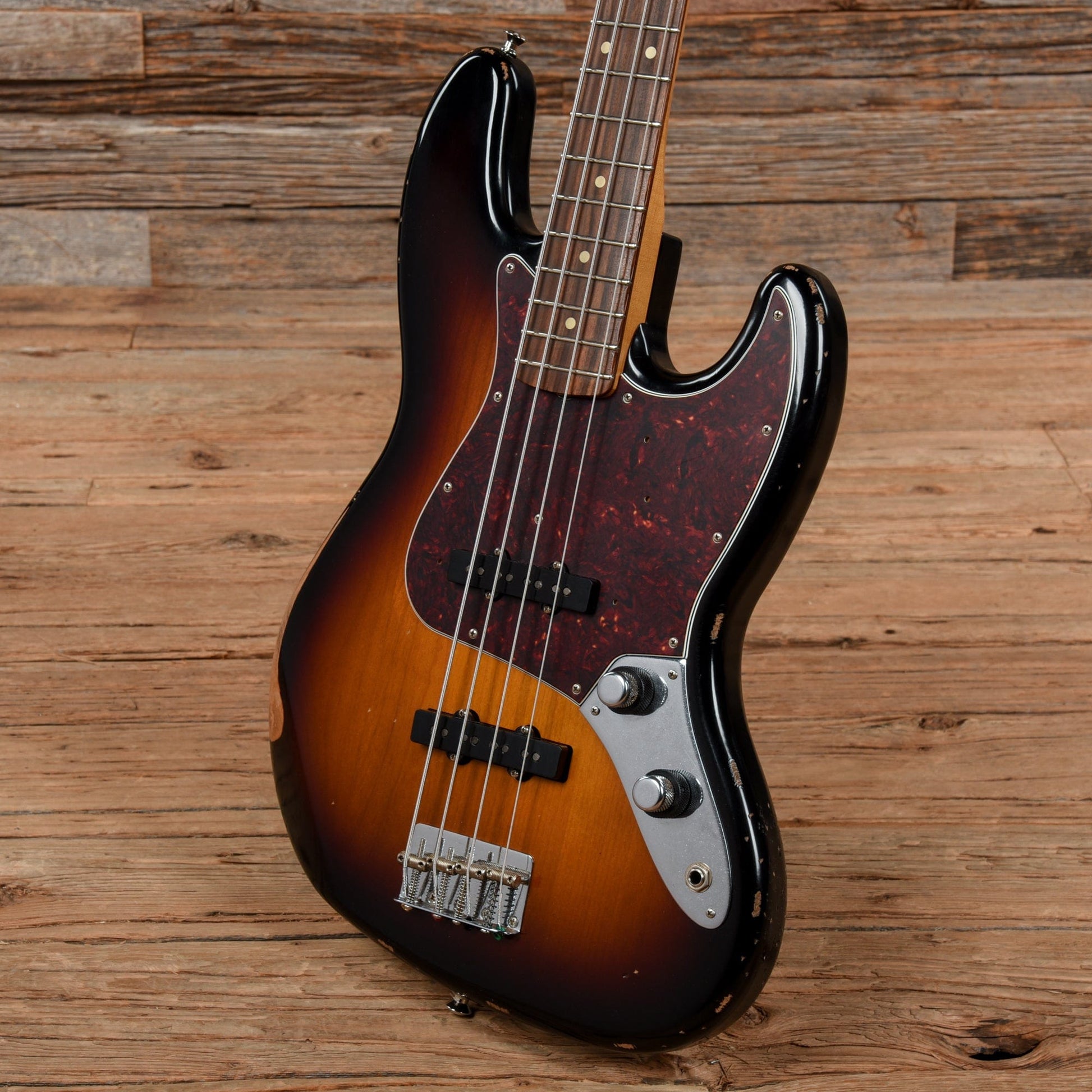 Fender 60th Anniversary Road Worn Jazz Bass Sunburst 2020 Bass Guitars / 4-String