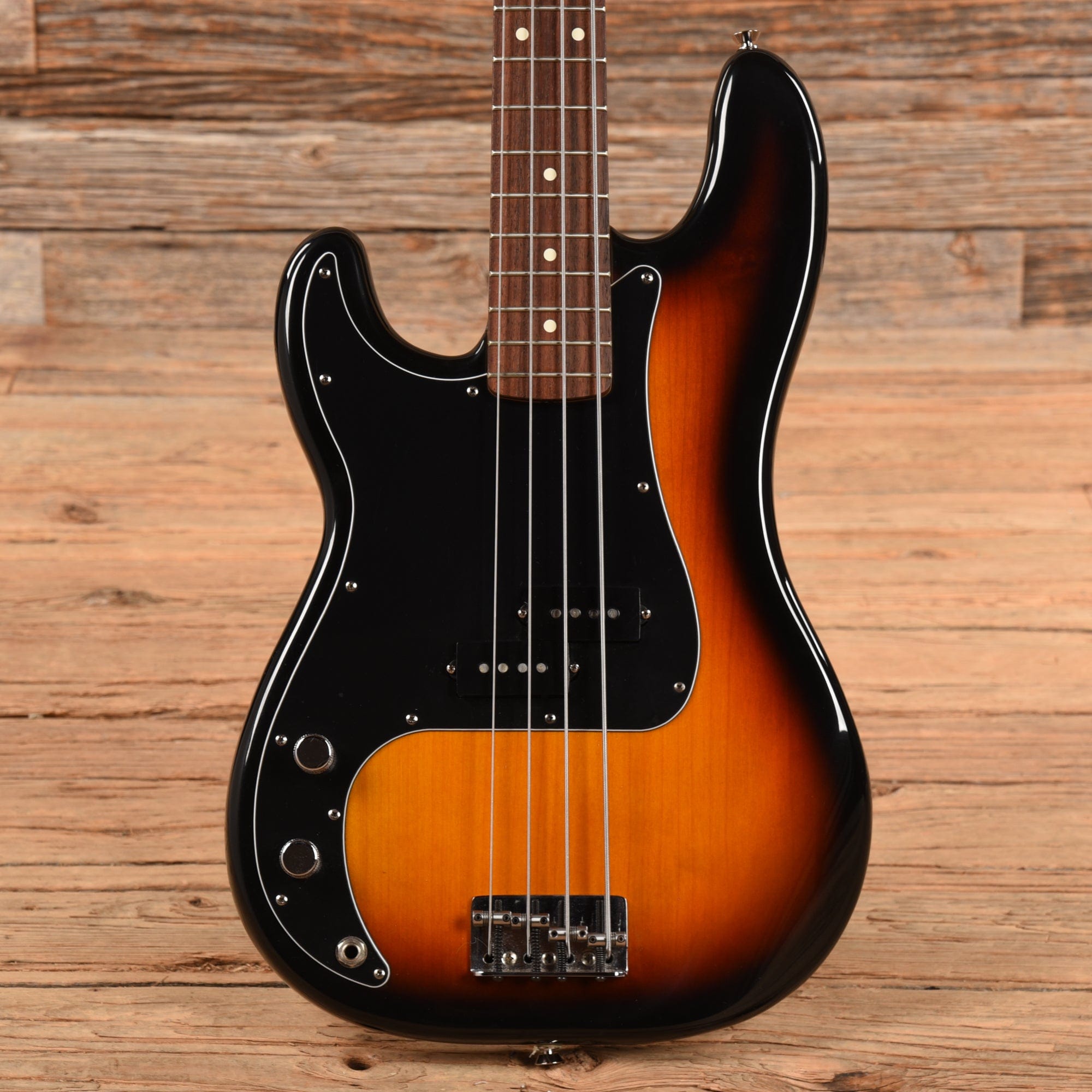 Fender American Standard Precision Bass Sunburst 1996 Lefty Chicago