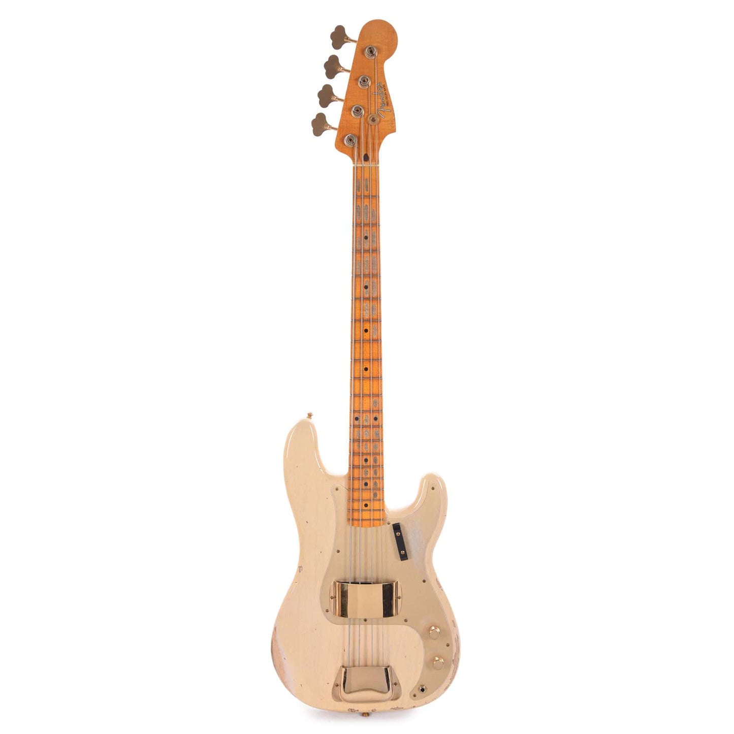 Fender Custom Shop 1957 Precision Bass Ash Heavy Relic Super Aged White Blonde w/Gold Hardware Bass Guitars / 4-String