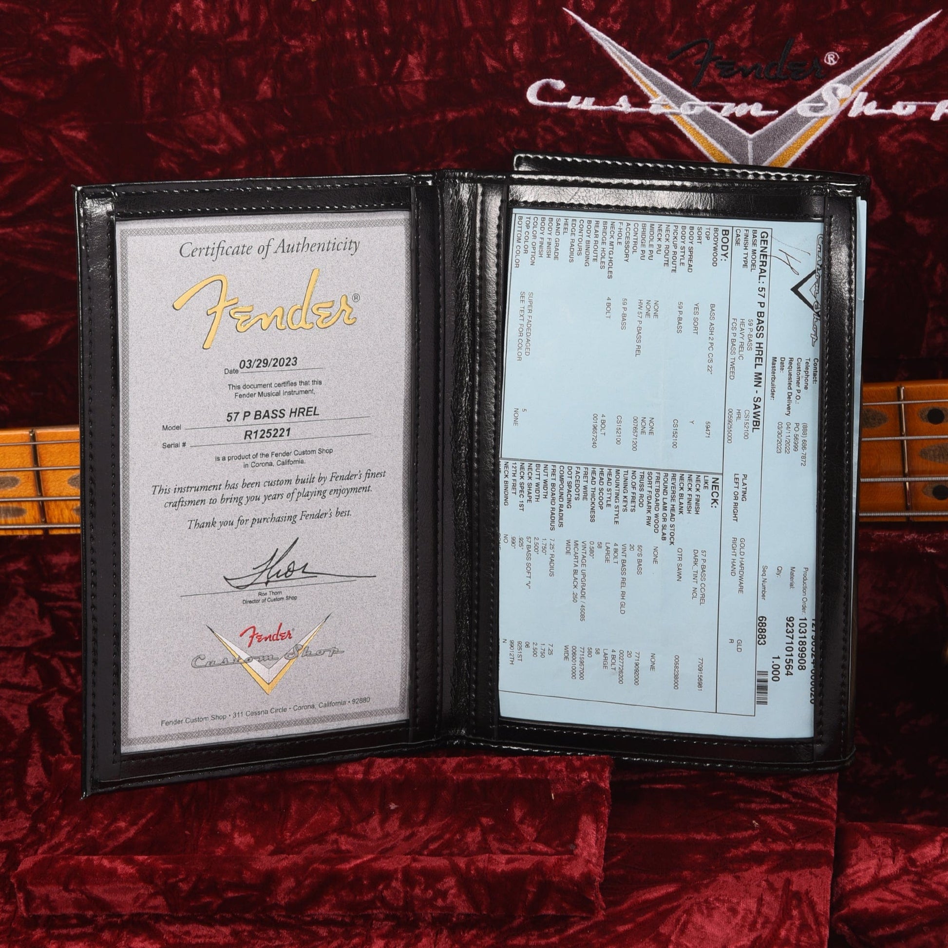 Fender Custom Shop 1957 Precision Bass Ash Heavy Relic Super Aged White Blonde w/Gold Hardware Bass Guitars / 4-String