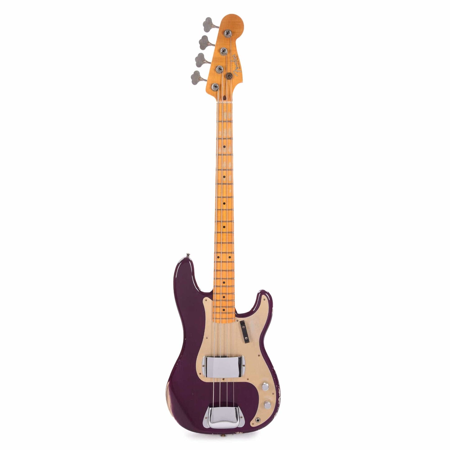 Fender Custom Shop 1957 Precision Bass Ash Relic Faded Trans Midnight Purple Bass Guitars / 4-String