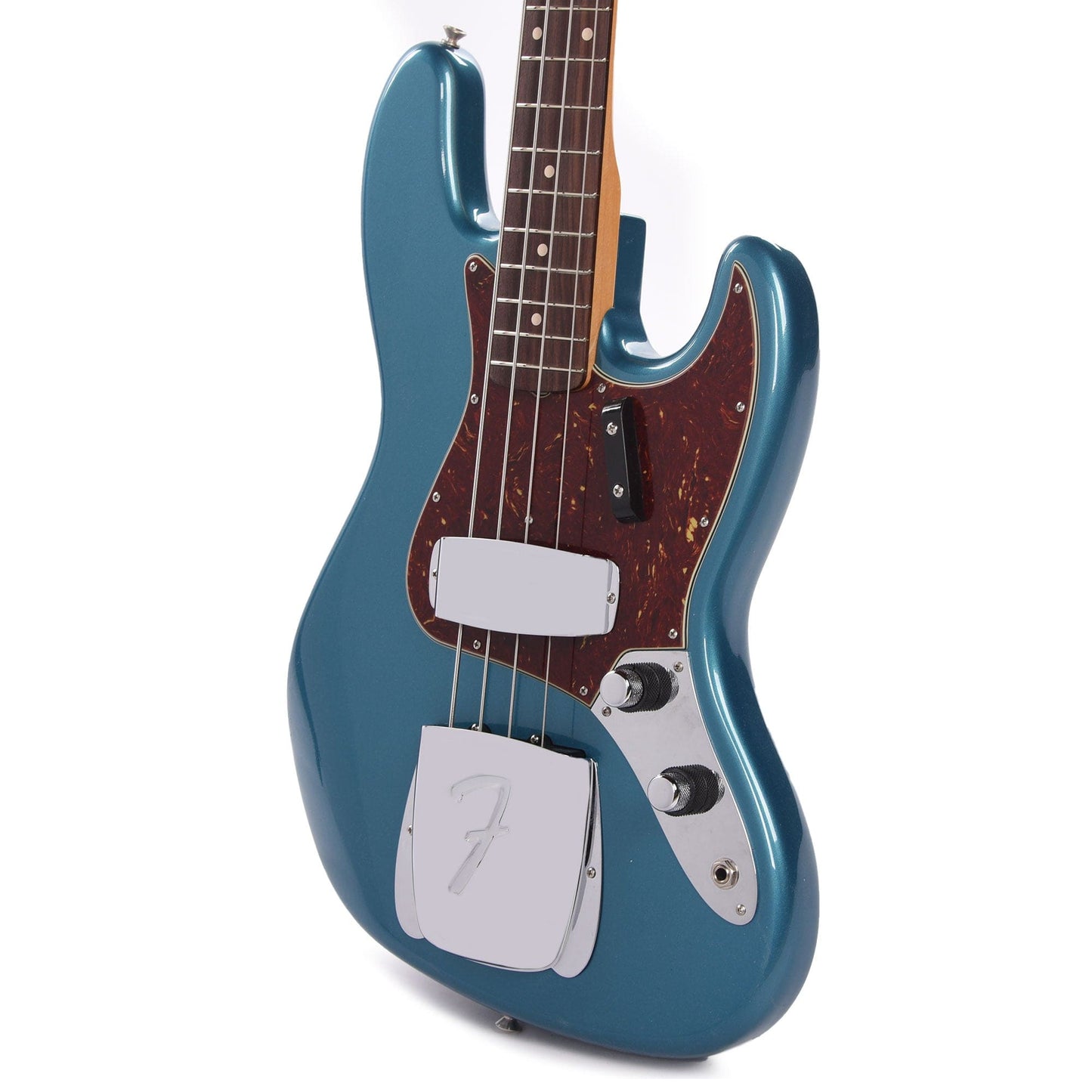 Fender Custom Shop 1960 Jazz Bass Deluxe Closet Classic Ocean Turquoise w/Painted Headcap Bass Guitars / 4-String