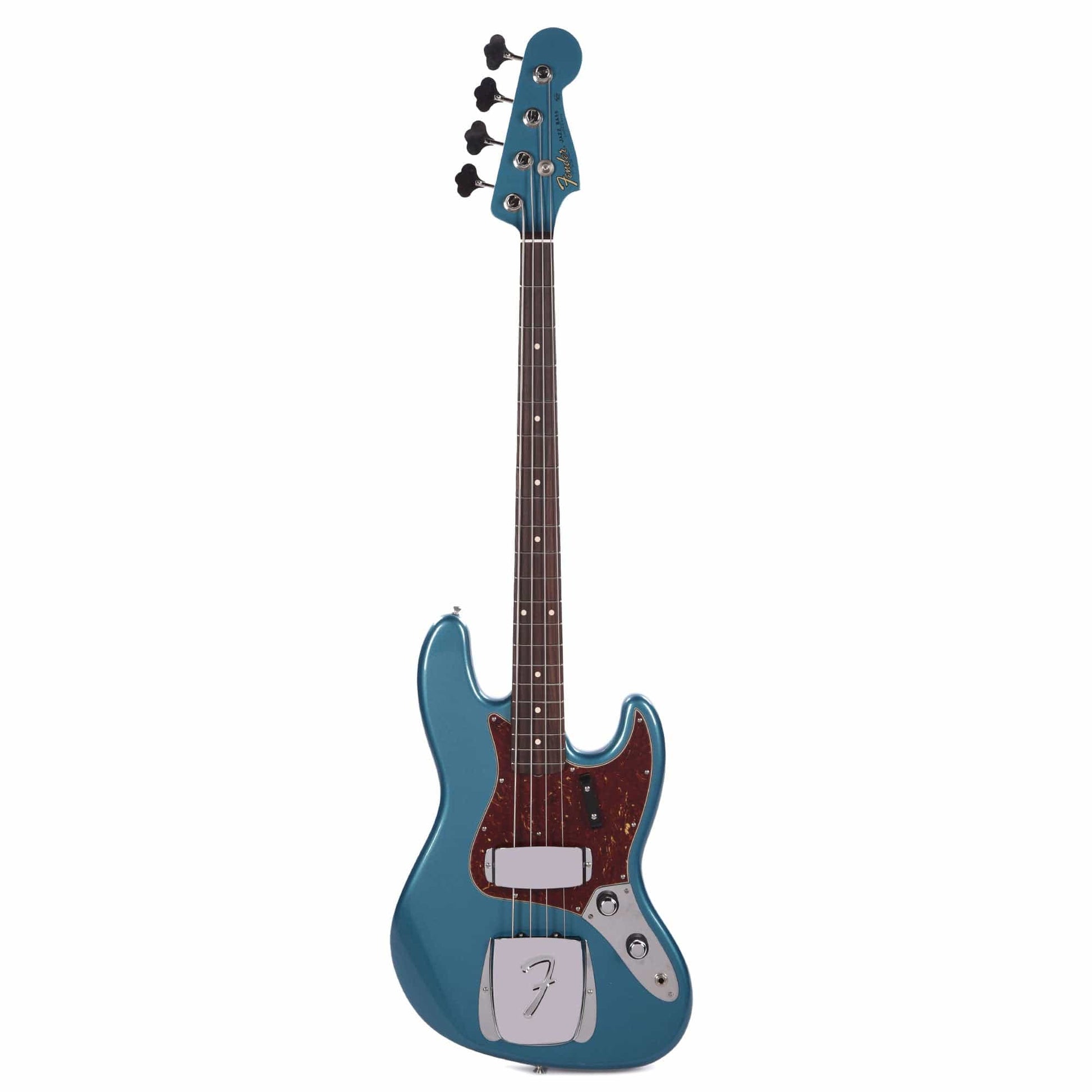 Fender Custom Shop 1960 Jazz Bass Deluxe Closet Classic Ocean Turquoise w/Painted Headcap Bass Guitars / 4-String