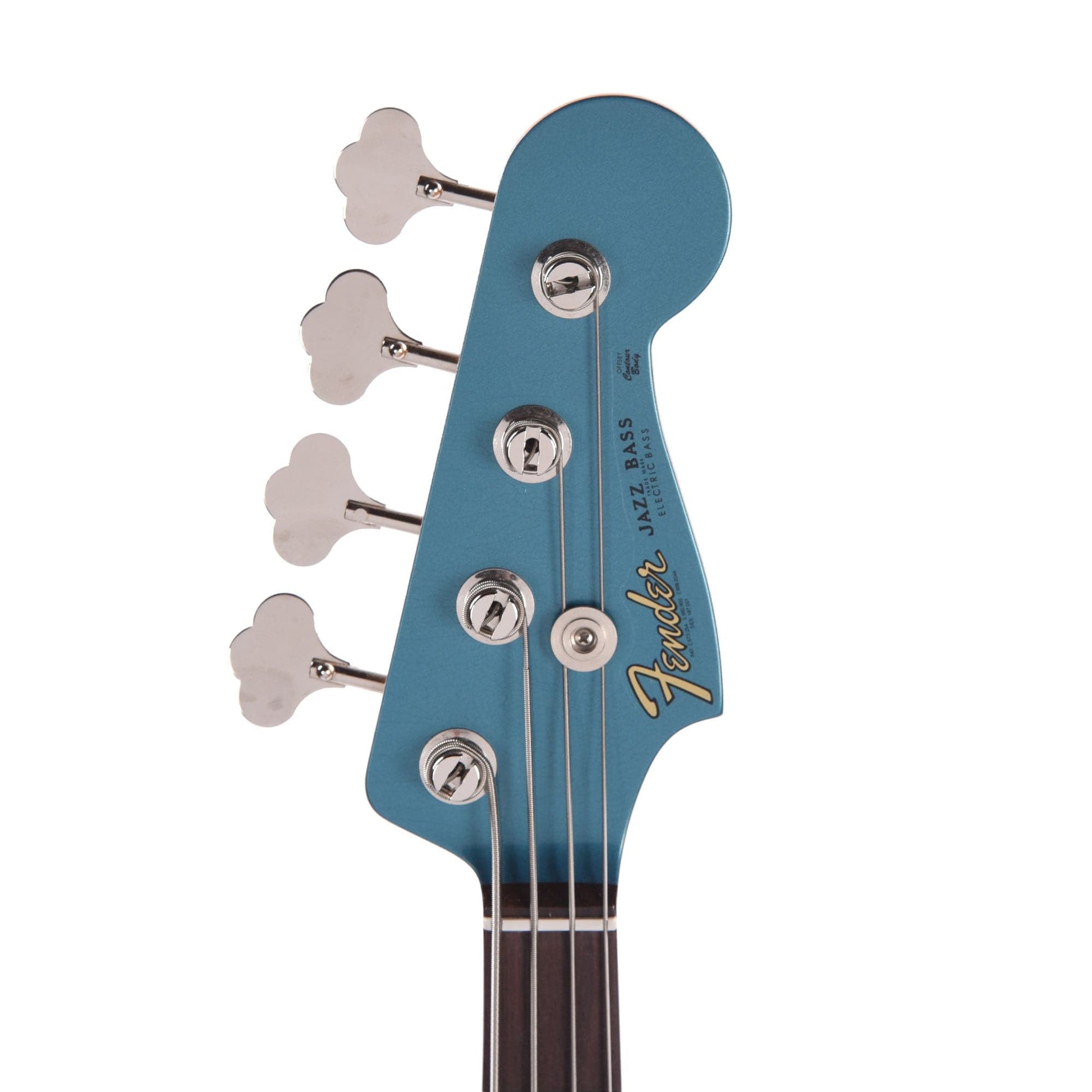 Fender Custom Shop 1960 Jazz Bass Deluxe Closet Classic Ocean Turquoise w/Painted Headcap Bass Guitars / 4-String