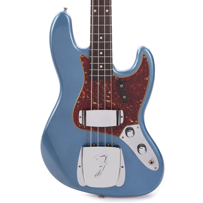 Fender Custom Shop 1960 Jazz Bass Journeyman Aged Lake Placid Blue w/Painted Headcap Bass Guitars / 4-String