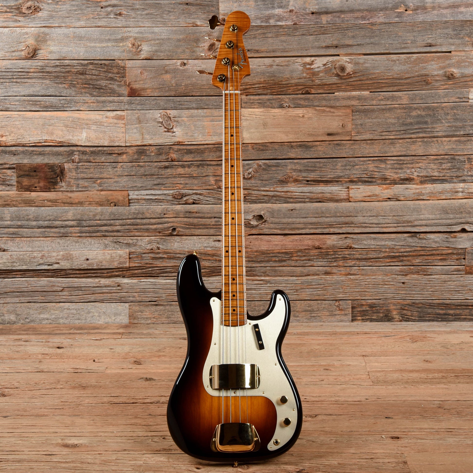 Fender Custom Shop 57 Precision Bass Reissue Ash NOS Wide Fade Chocolate 2-Color Sunburst 2022 Bass Guitars / 4-String