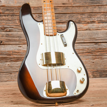 Fender Custom Shop 57 Precision Bass Reissue Ash NOS Wide Fade Chocolate 2-Color Sunburst 2022 Bass Guitars / 4-String