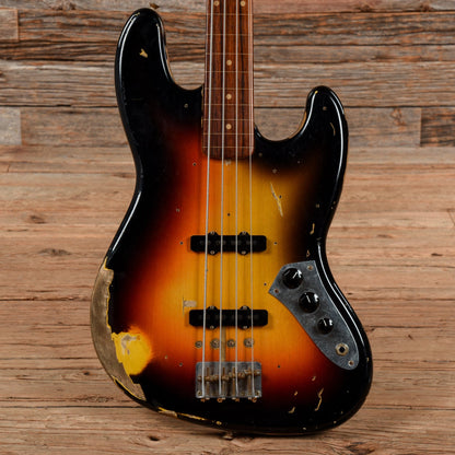 Fender Custom Shop Jaco Pastorius Tribute Jazz Bass Relic Sunburst 2005 Bass Guitars / 4-String