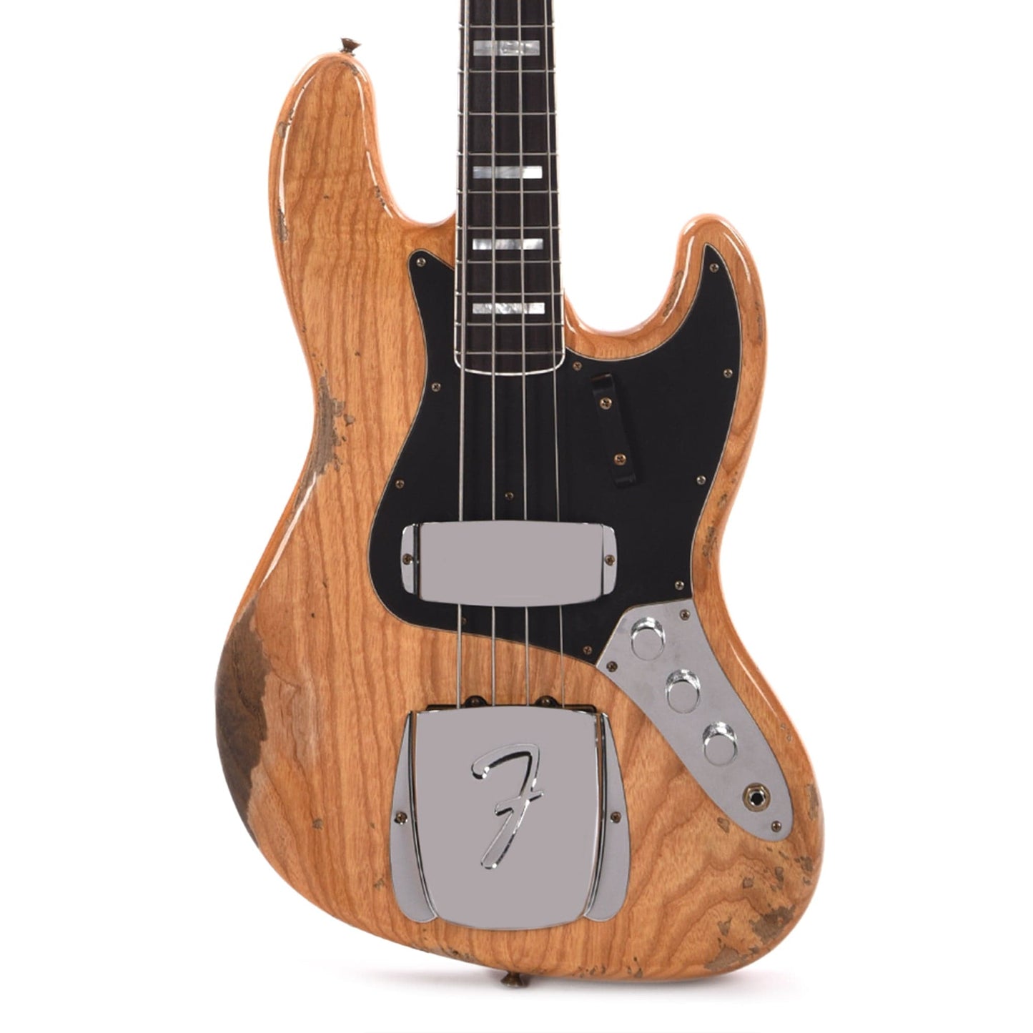 Fender Custom Shop Limited Edition Custom Jazz Bass Heavy Relic Aged Natural Bass Guitars / 4-String