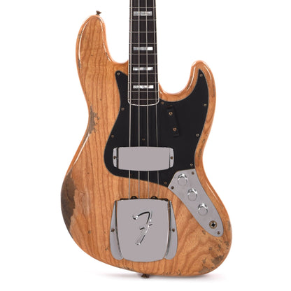 Fender Custom Shop Limited Edition Custom Jazz Bass Heavy Relic Aged Natural Bass Guitars / 4-String