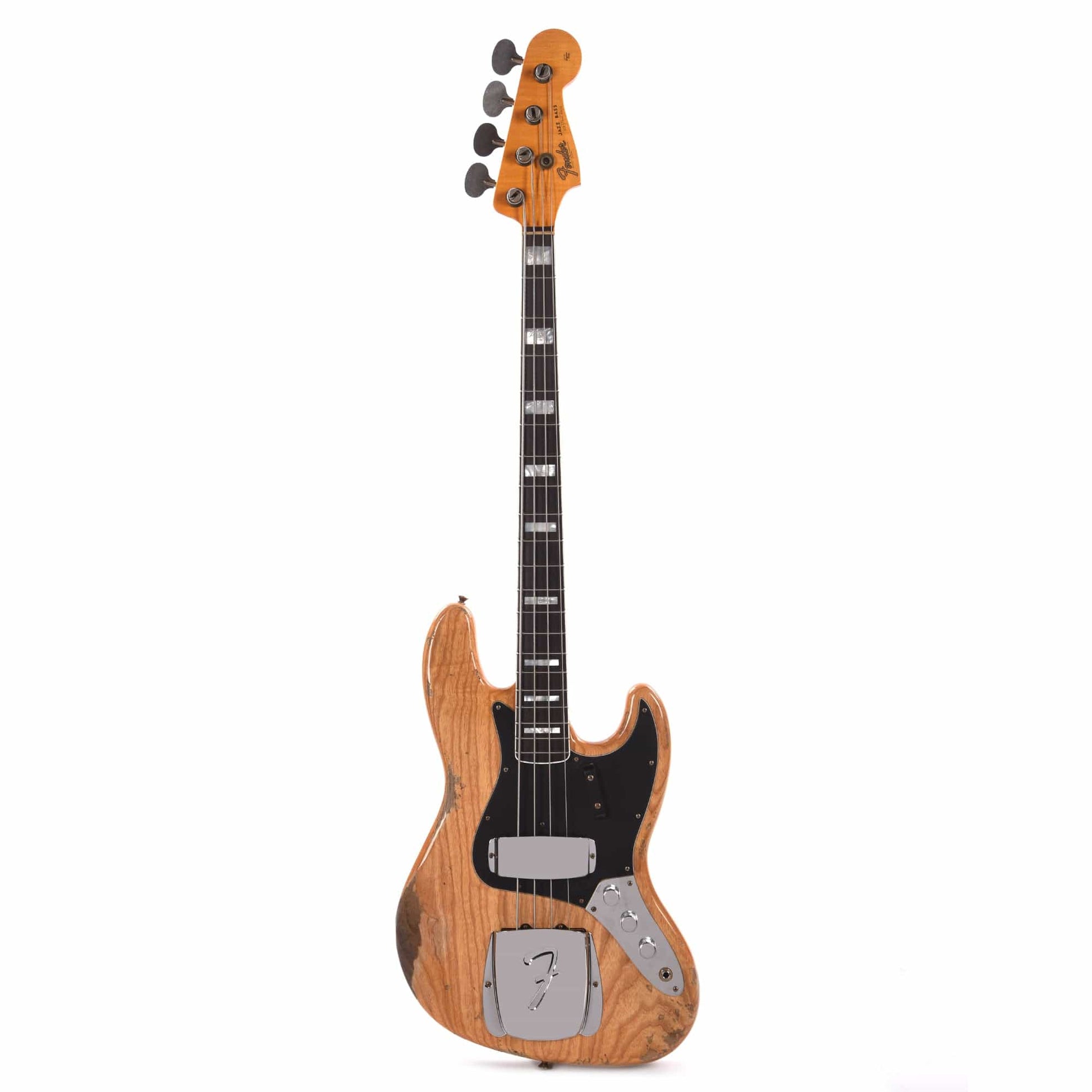 Fender Custom Shop Limited Edition Custom Jazz Bass Heavy Relic Aged Natural Bass Guitars / 4-String