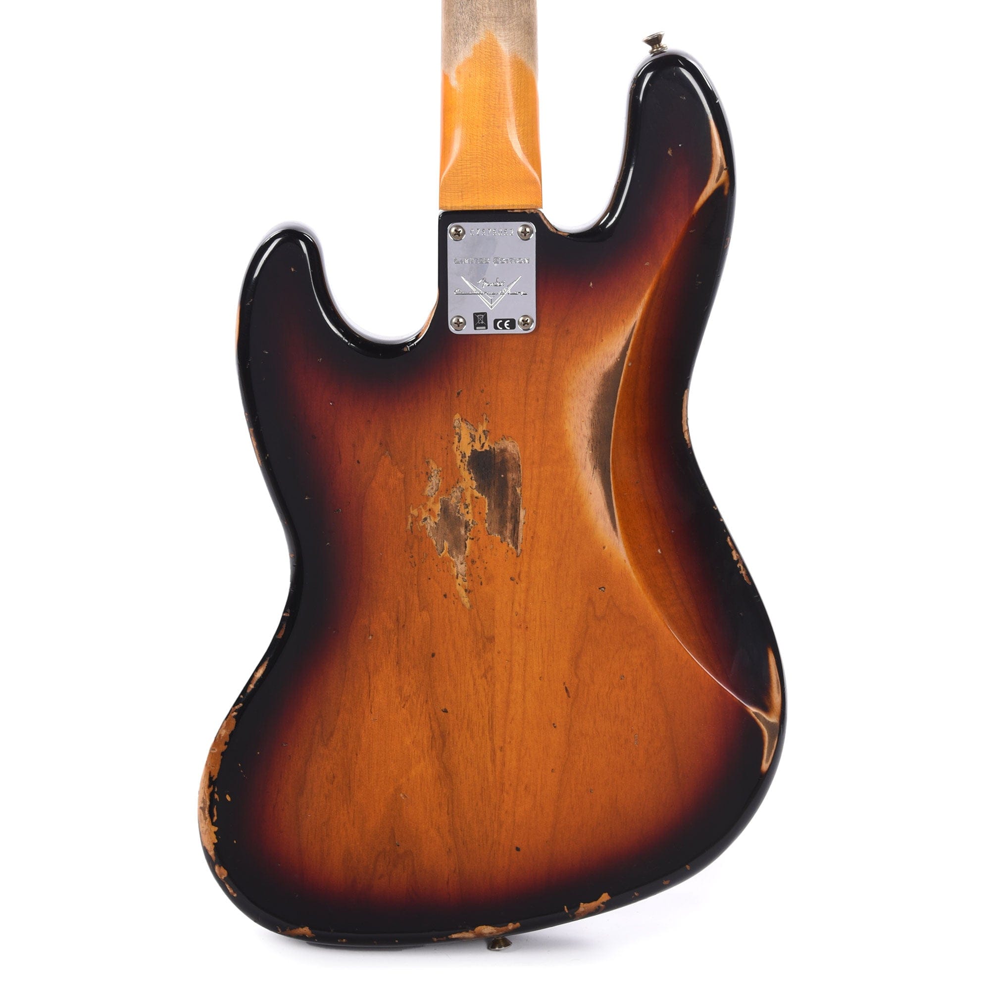 Fender Custom Shop Limited Edition Custom Jazz Bass Heavy Relic Faded Aged  3-Color Sunburst