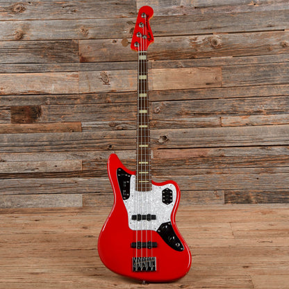 Fender Japan Jaguar Bass Hot Rod Red 2014 Bass Guitars / 4-String