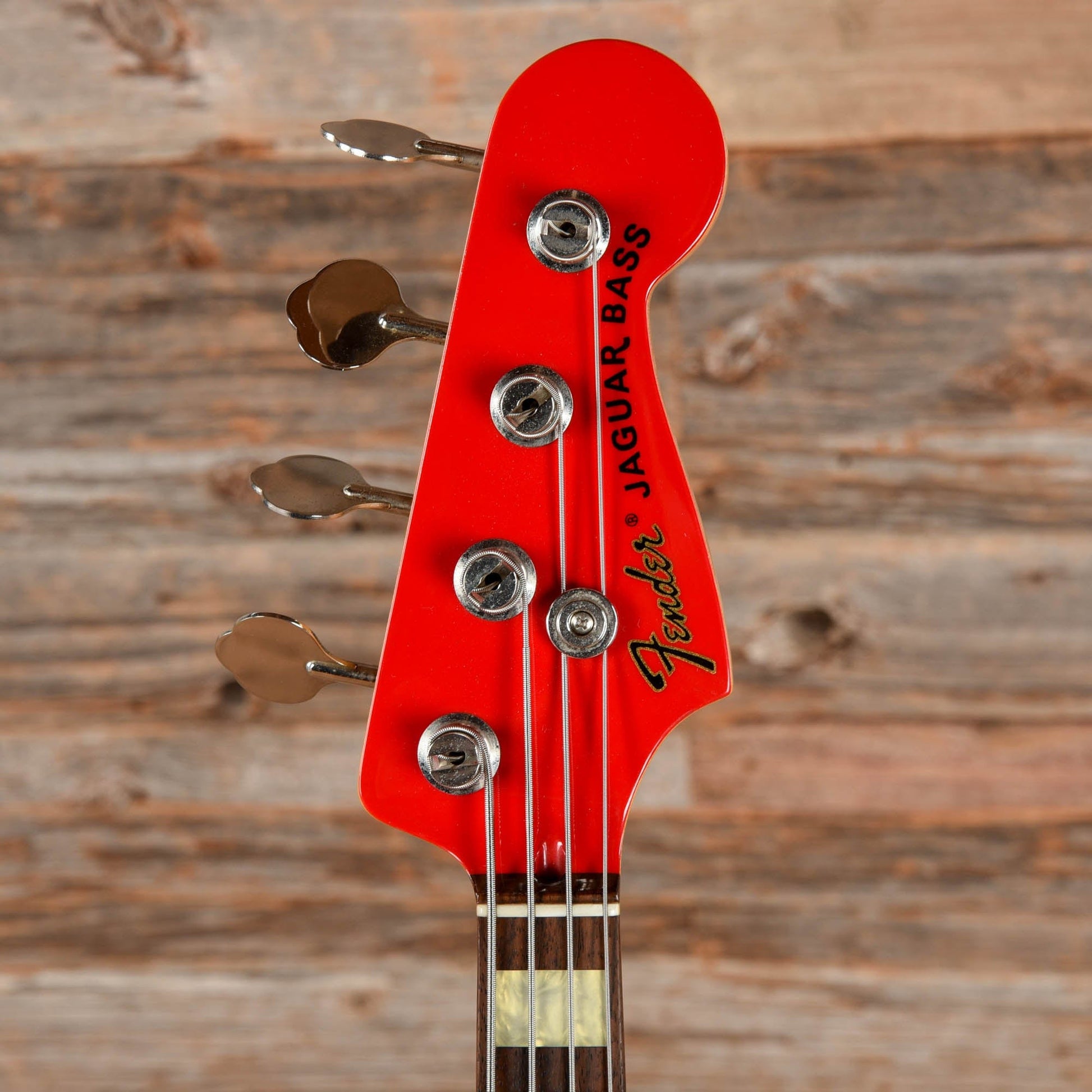 Fender Japan Jaguar Bass Hot Rod Red 2014 Bass Guitars / 4-String