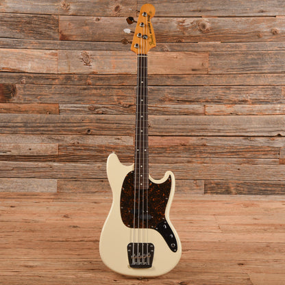 Fender Japan Mustang Bass Olympic White Bass Guitars / 4-String