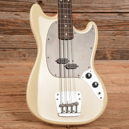 Fender Japan Mustang Bass Olympic White Bass Guitars / 4-String