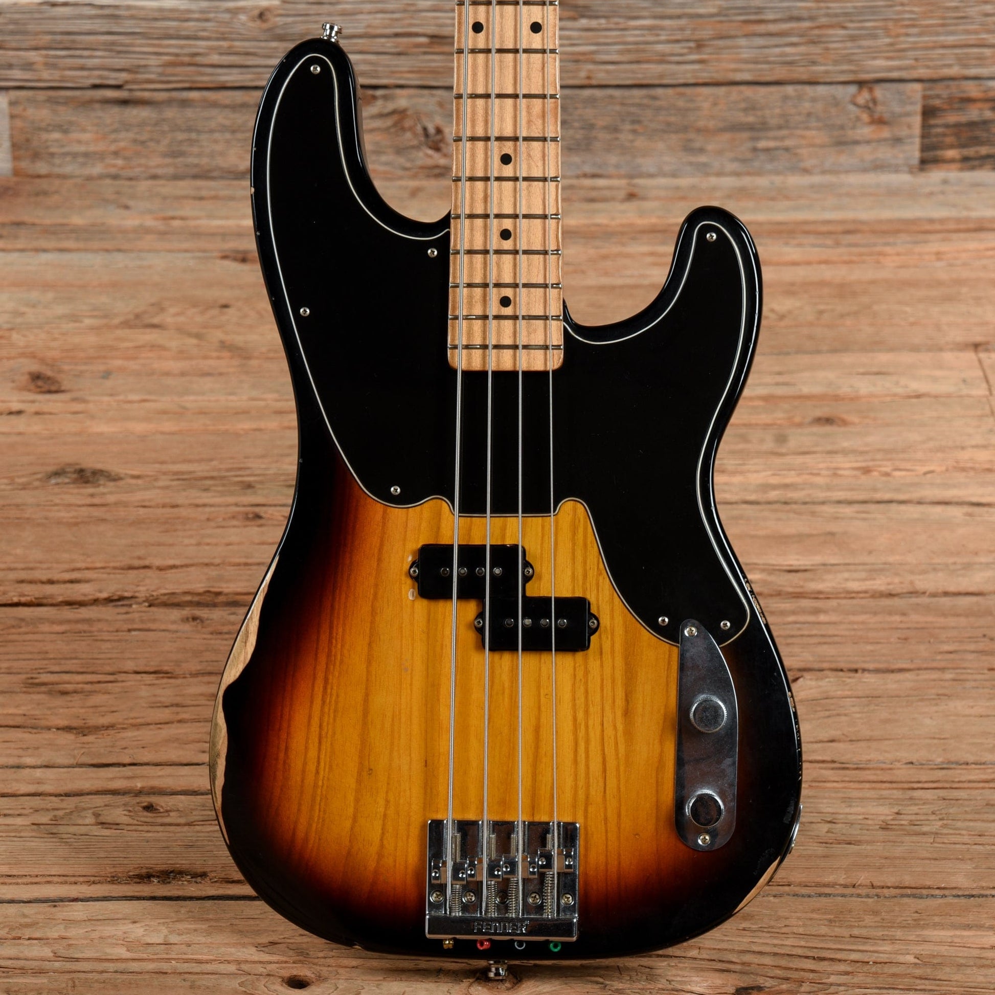 Fender Mike Dirnt Road Worn Artist Series Signature Precision Bass Sunburst 2014 Bass Guitars / 4-String