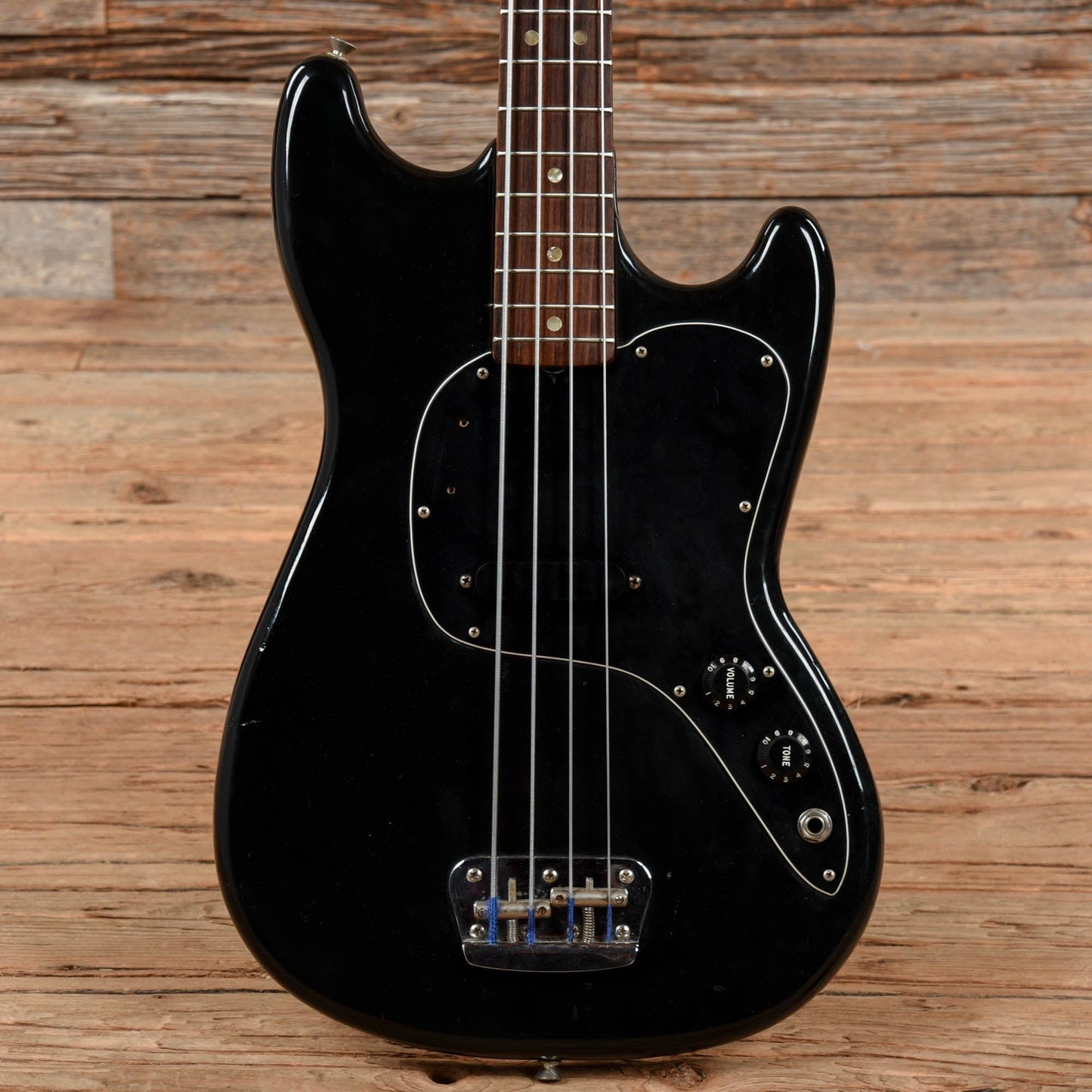 Fender Musicmaster Bass Black 1978 Bass Guitars / 4-String