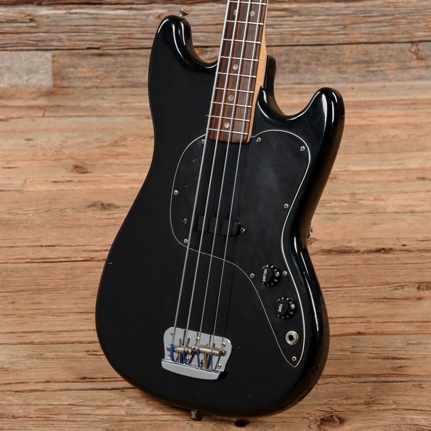 Fender Musicmaster Bass Black 1978 Bass Guitars / 4-String