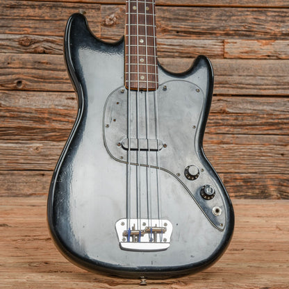 Fender Musicmaster Bass Black 1978 Bass Guitars / 4-String