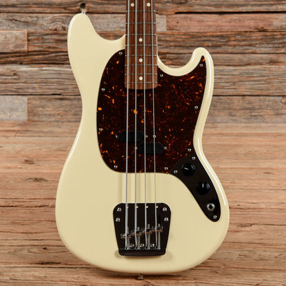 Fender Mustang Bass Vintage White 2007 Bass Guitars / 4-String