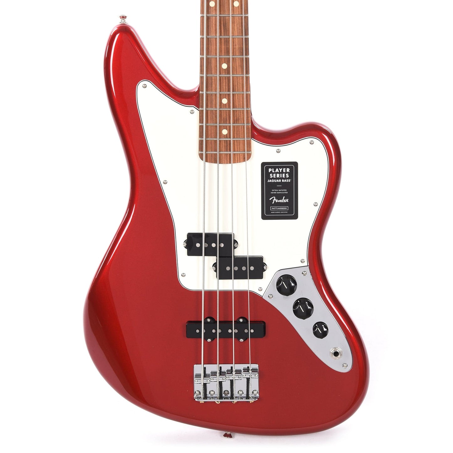 Fender Player Jaguar Bass Candy Apple Red Bass Guitars / 4-String