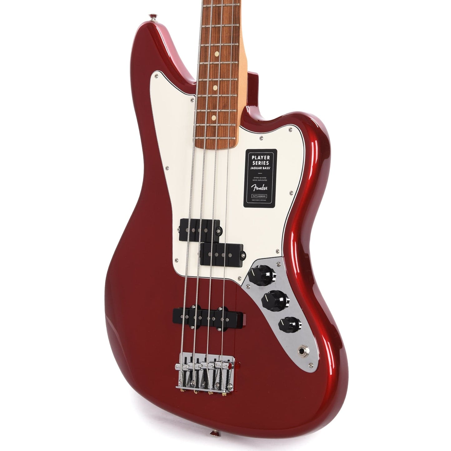 Fender Player Jaguar Bass Candy Apple Red Bass Guitars / 4-String