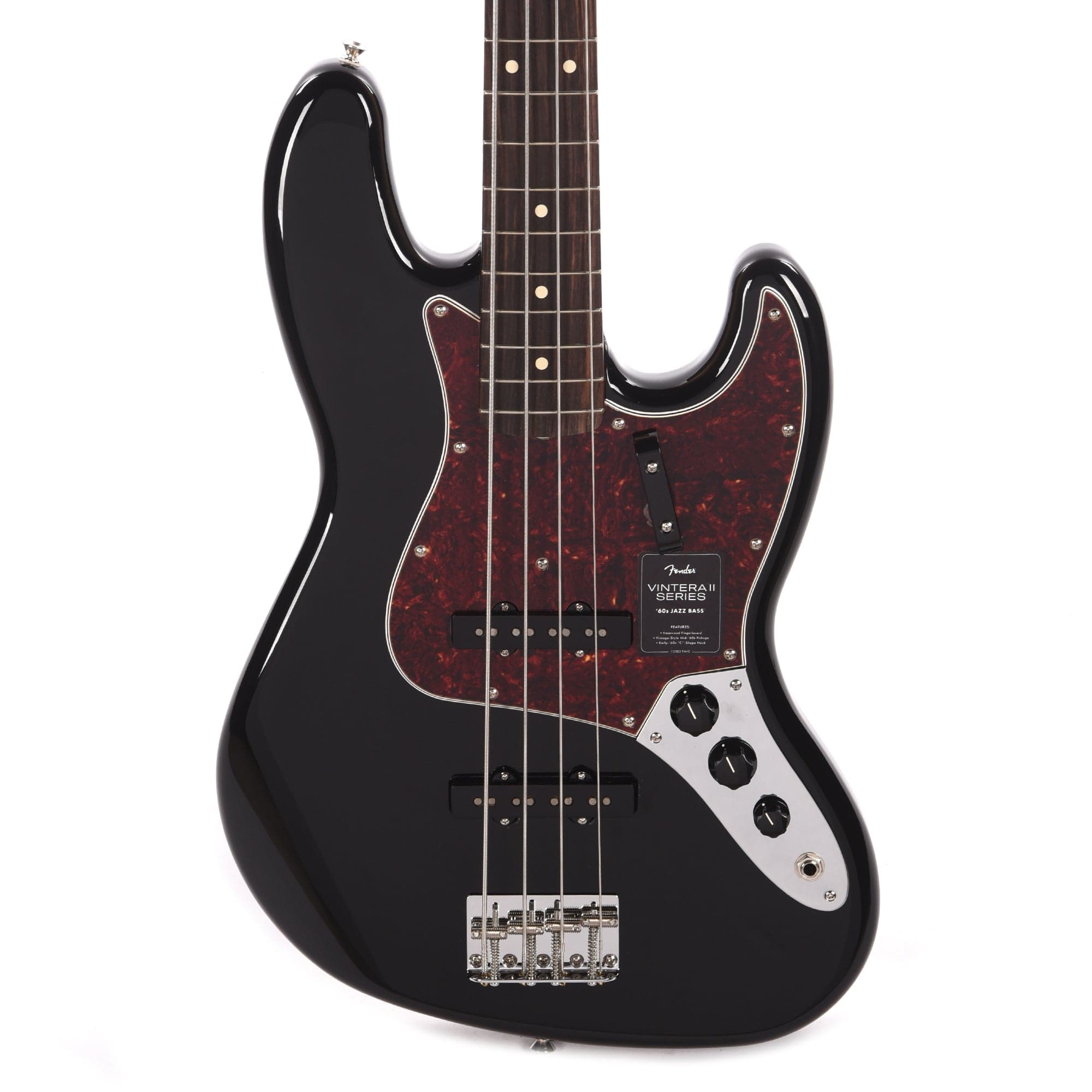 Fender Vintera II 60s Jazz Bass Black – Chicago Music Exchange