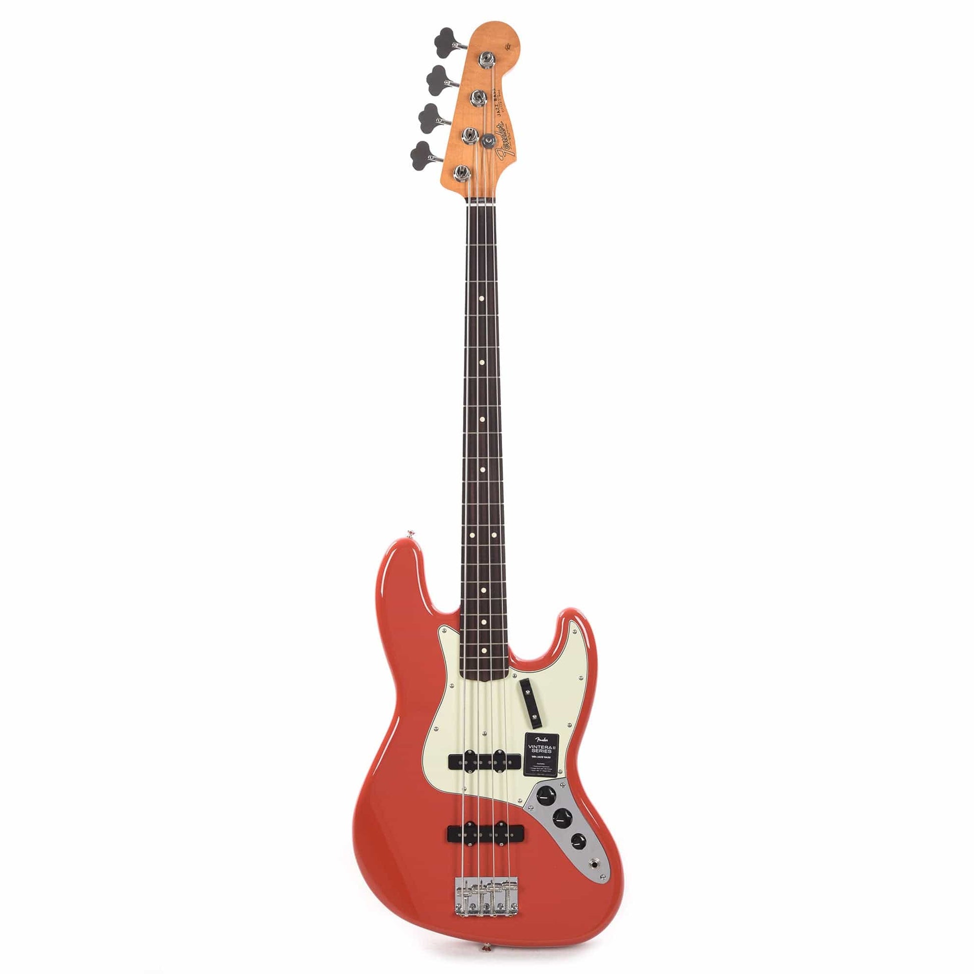 Fender Vintera II 60s Jazz Bass Fiesta Red Bass Guitars / 4-String