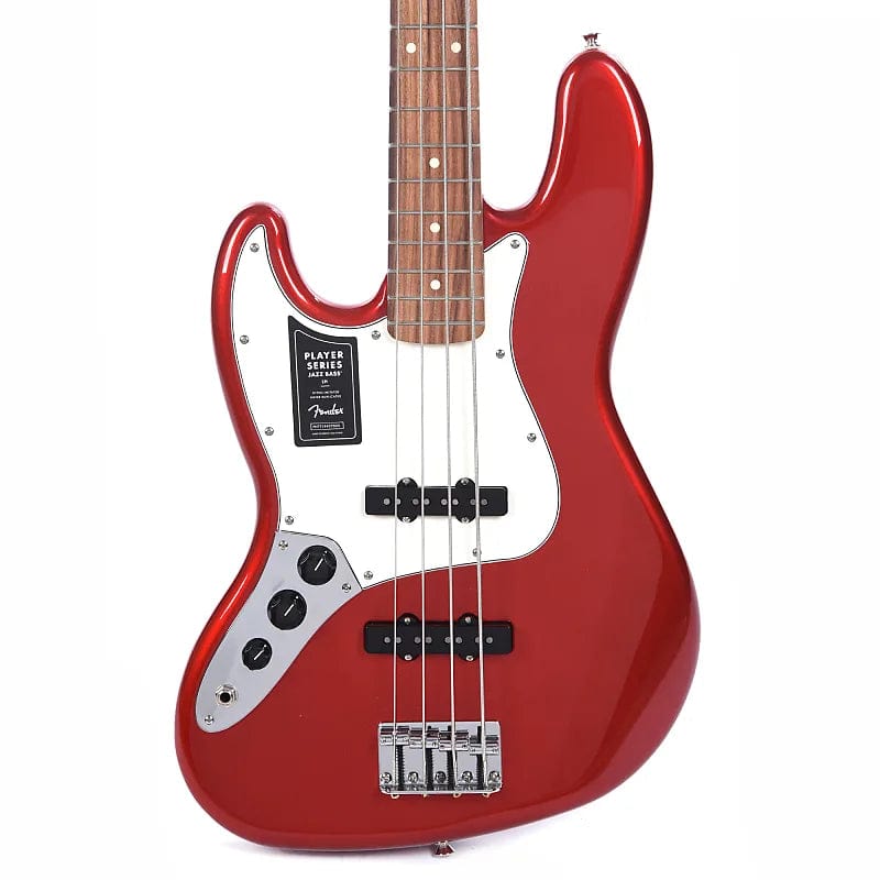 Fender Player Jazz Bass Left-Handed Candy Apple Red Bass Guitars / Left-Handed