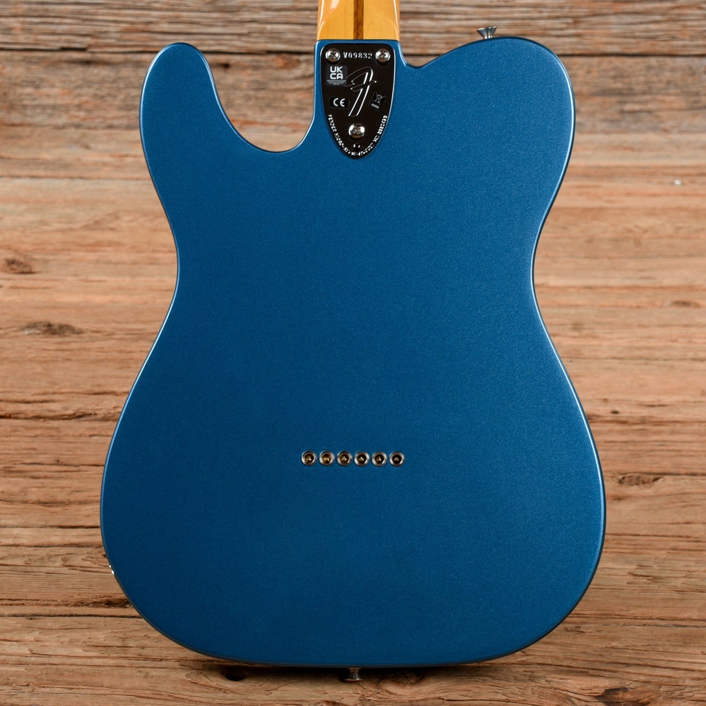 Fender American Vintage II '72 Telecaster Thinline Lake Placid Blue Electric Guitars / Semi-Hollow