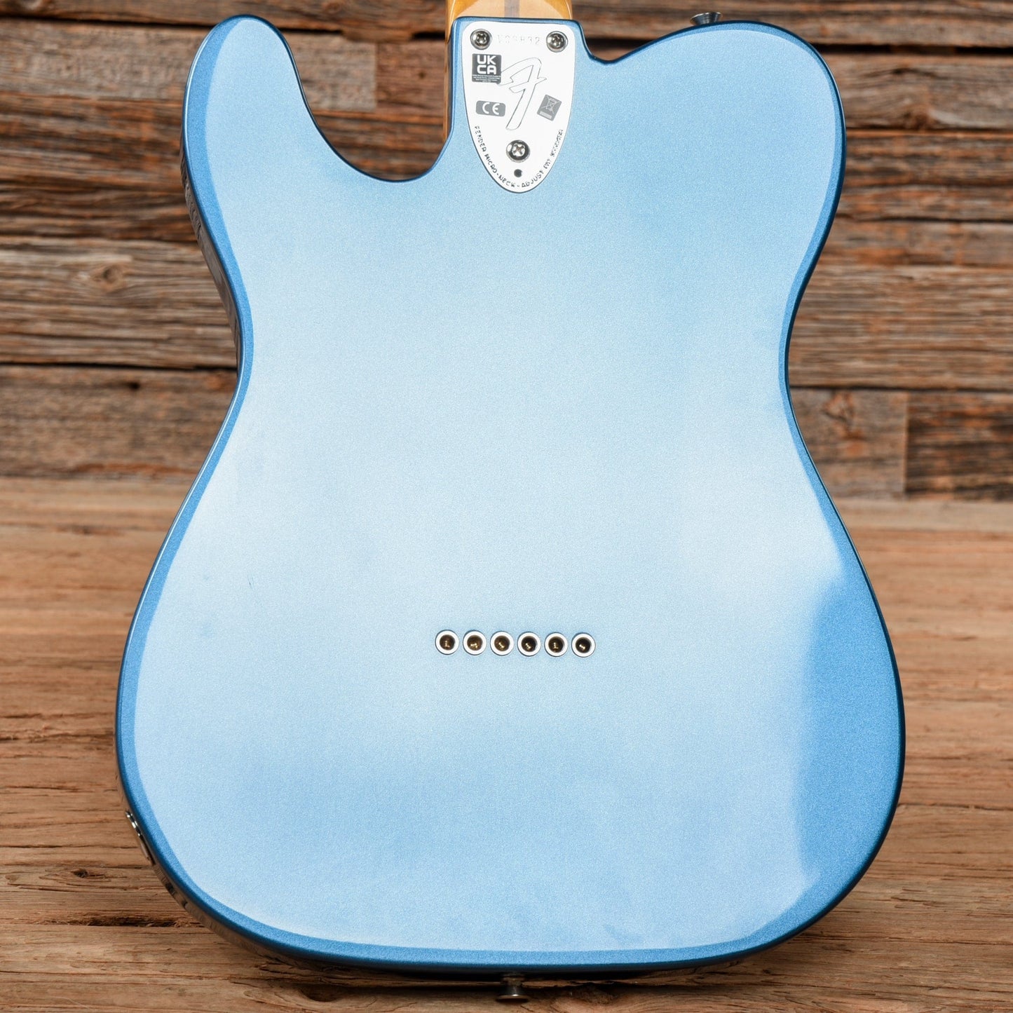 Fender American Vintage II '72 Telecaster Thinline Lake Placid Blue Electric Guitars / Semi-Hollow