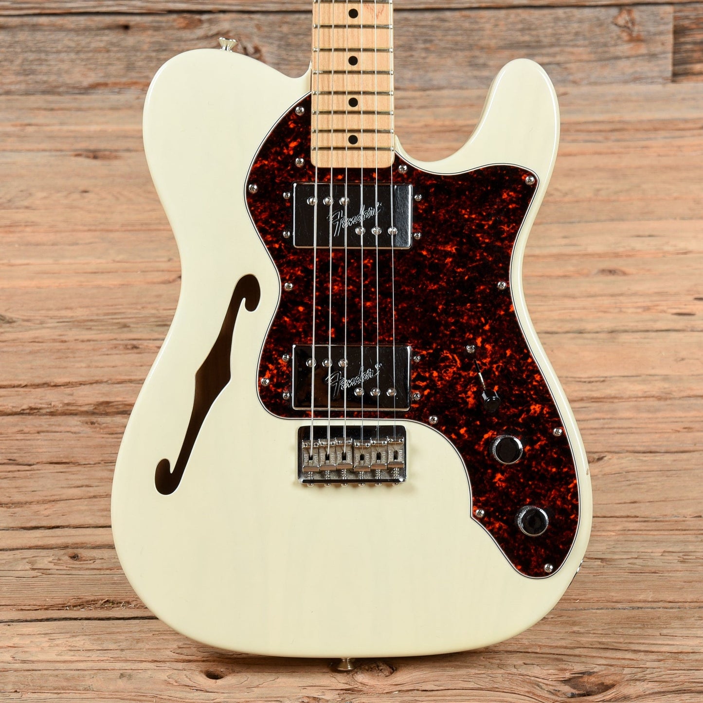 Fender Telecaster Thinline White Blonde 2001 Electric Guitars / Semi-Hollow