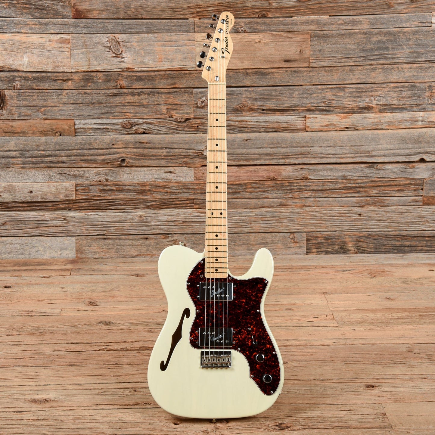 Fender Telecaster Thinline White Blonde 2001 Electric Guitars / Semi-Hollow