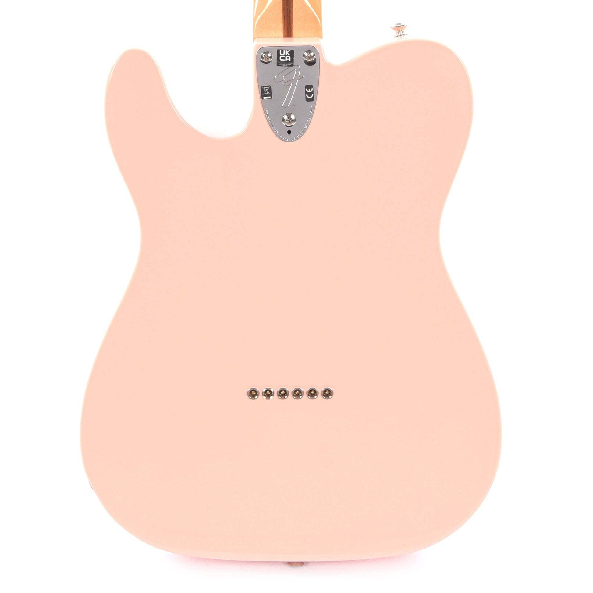 Fender Vintera '70s Telecaster Thinline Shell Pink w/4-Ply Aged Pearl Pickguard Electric Guitars / Semi-Hollow