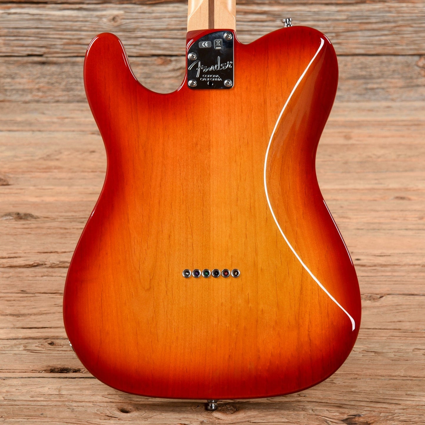 Fender American Deluxe Telecaster Cherry Sunburst 2012 Electric Guitars / Solid Body