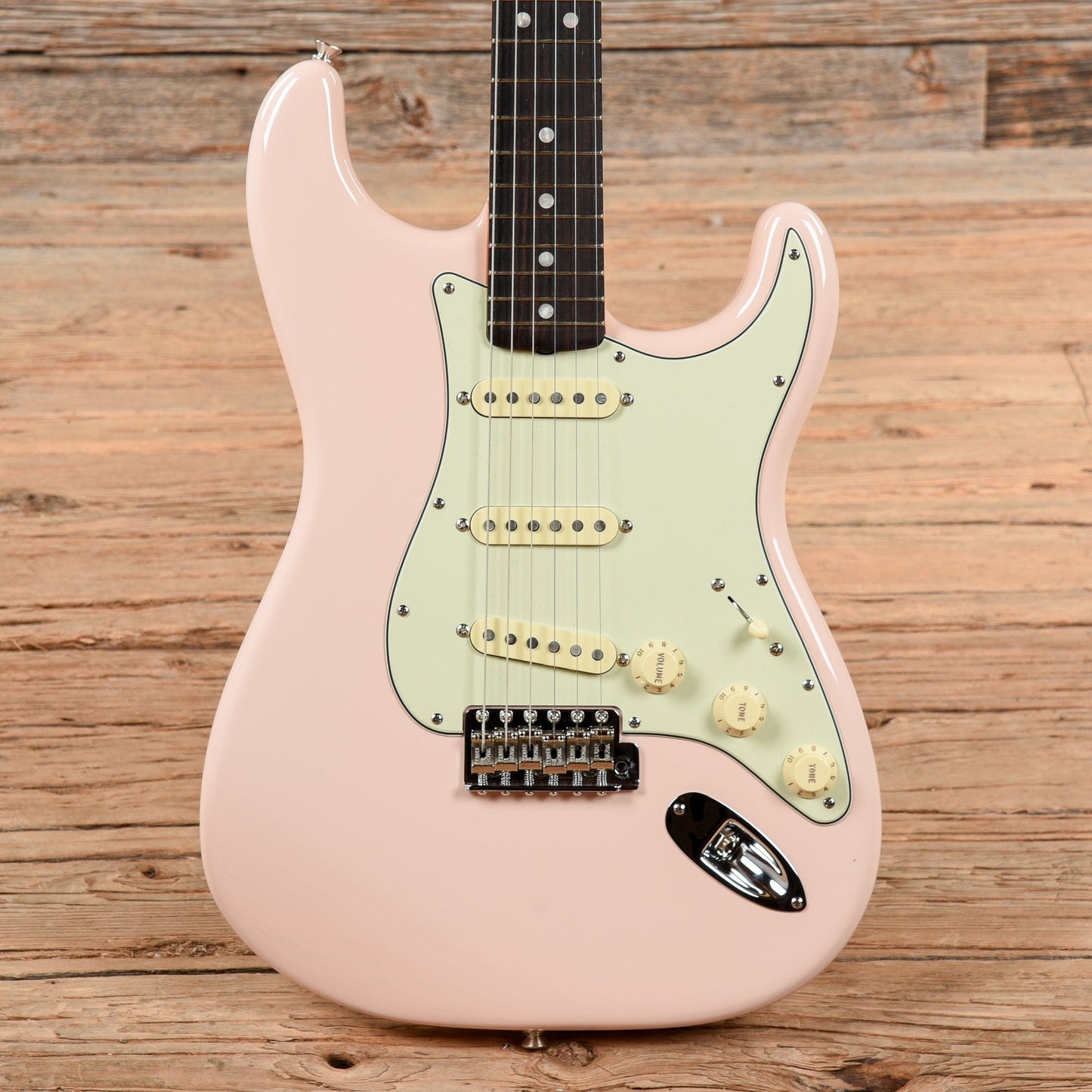 Fender American Original '60s Stratocaster Shell Pink 2021 Electric Guitars / Solid Body