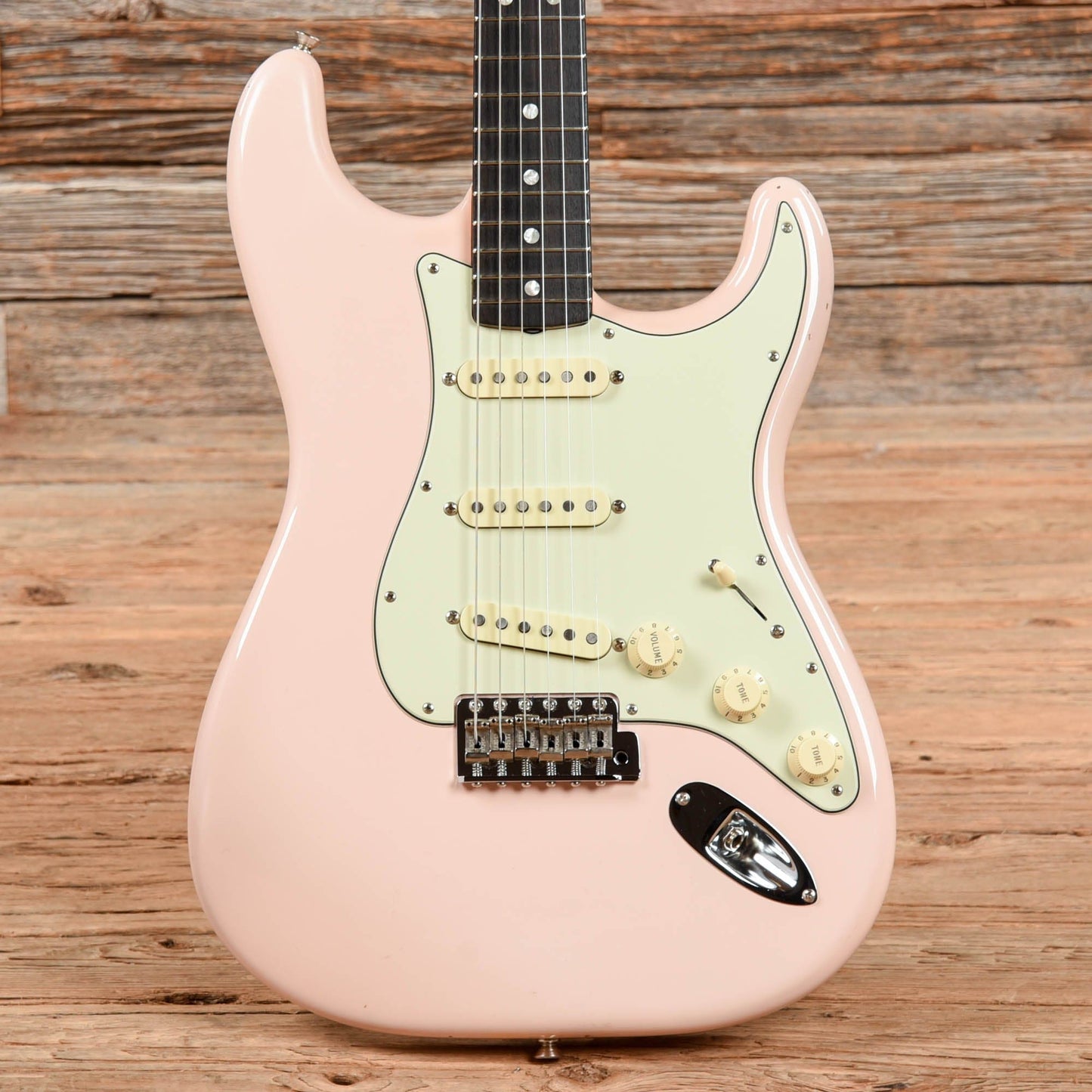 Fender American Original '60s Stratocaster Shell Pink 2021 Electric Guitars / Solid Body