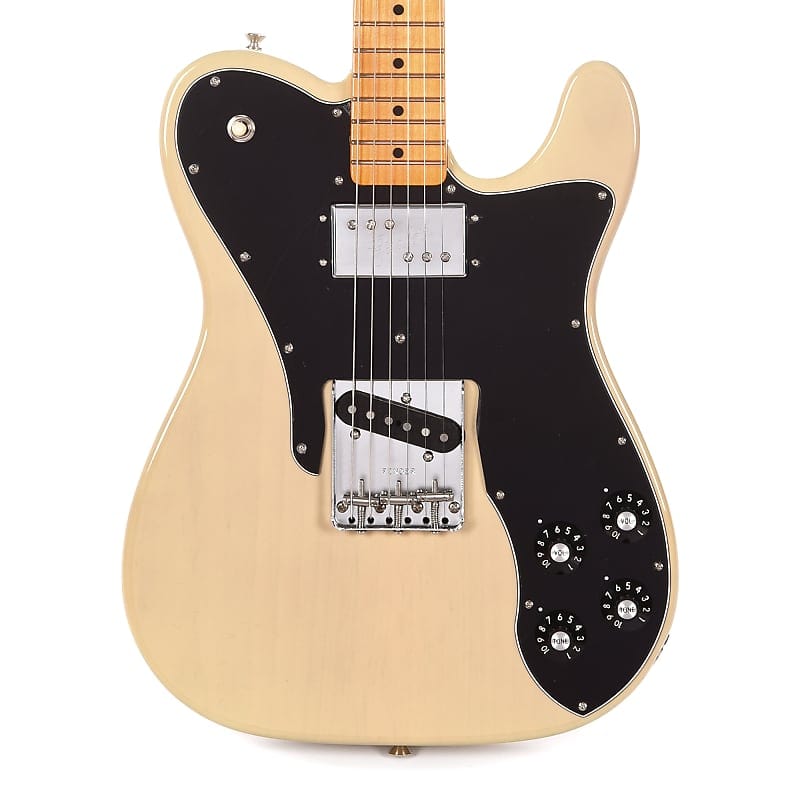 Fender American Original '70s Telecaster Custom Vintage Blonde Electric Guitars / Solid Body