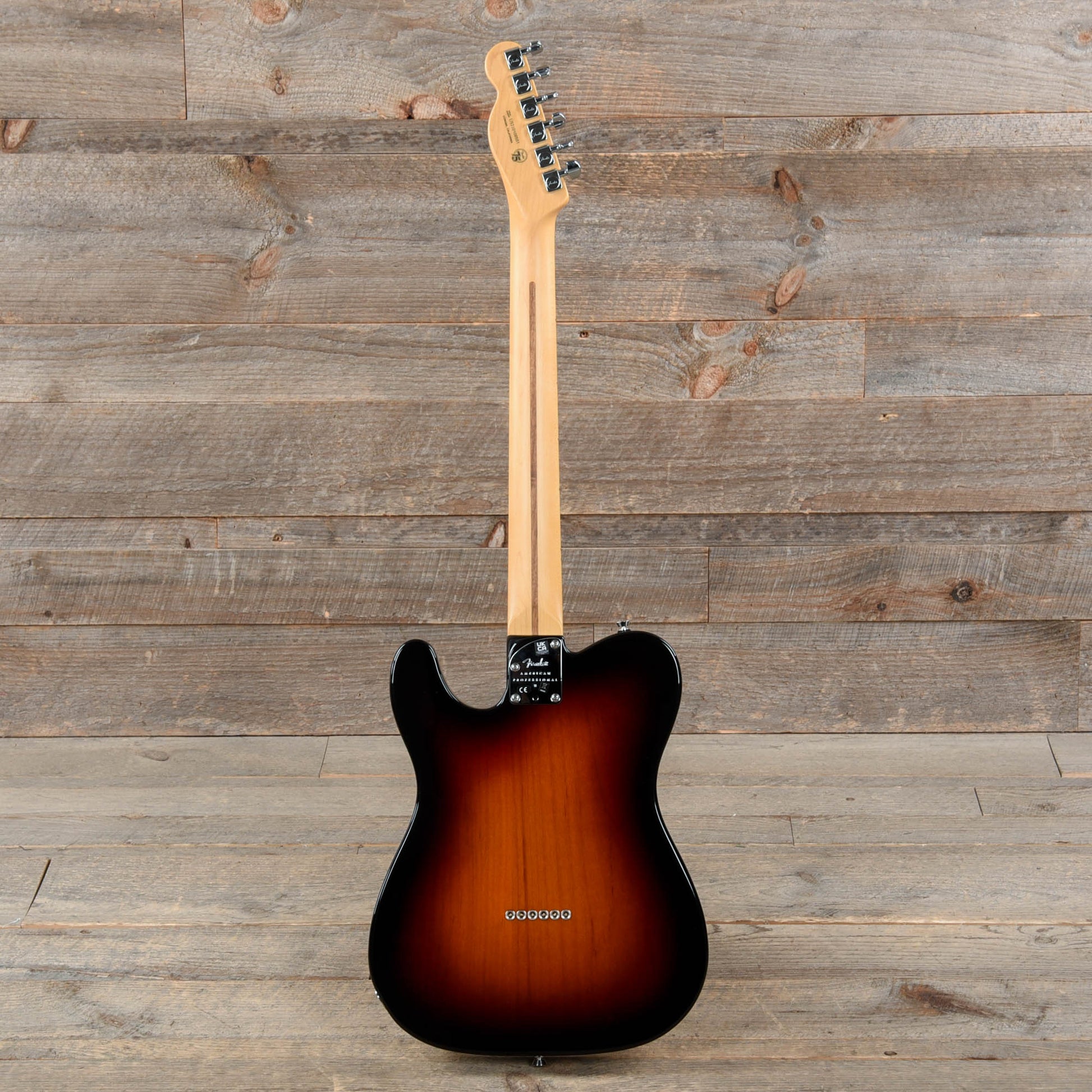 Fender American Professional II Telecaster 3-Tone Sunburst Electric Guitars / Solid Body