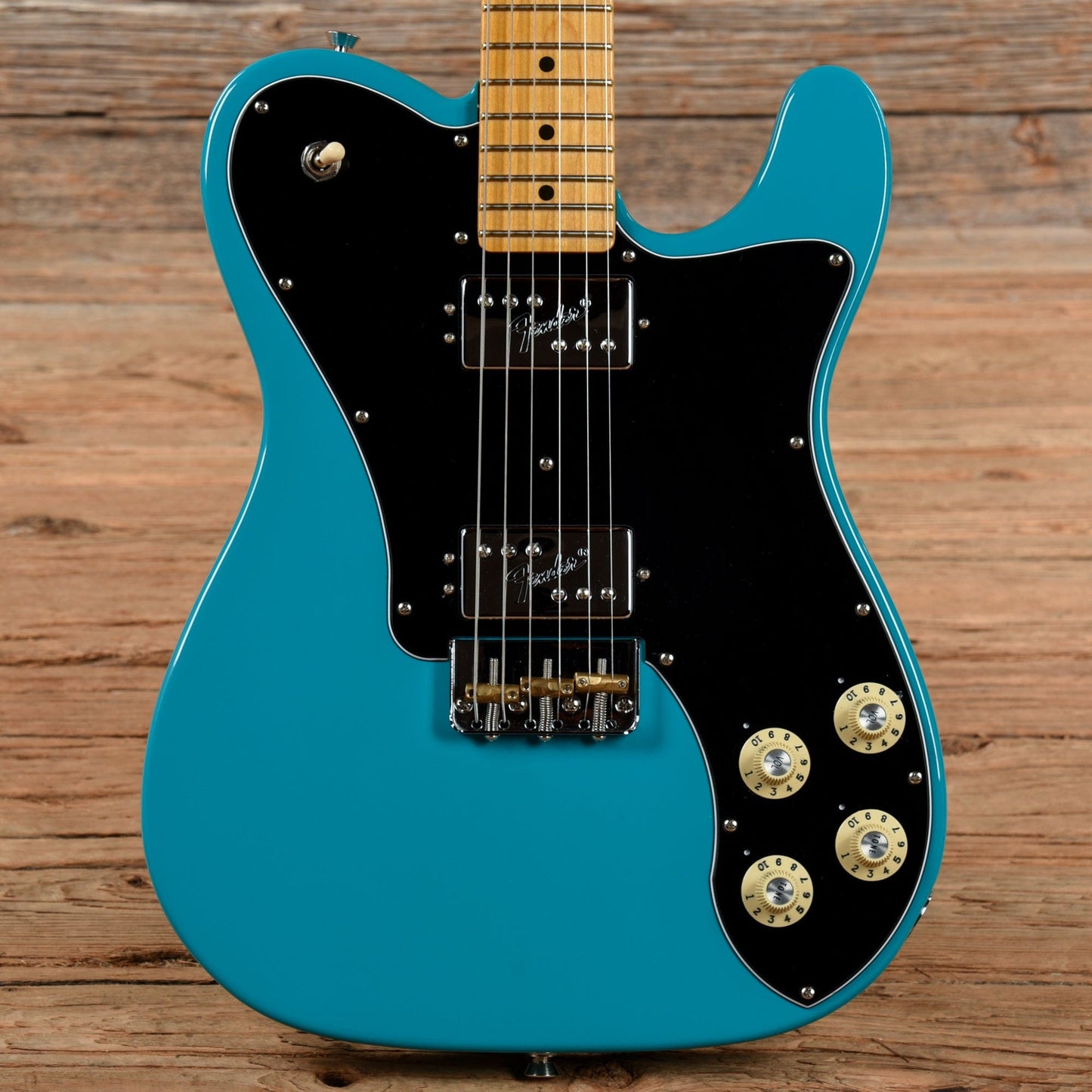 Fender American Professional II Telecaster Deluxe Miami Blue 2021 Electric Guitars / Solid Body